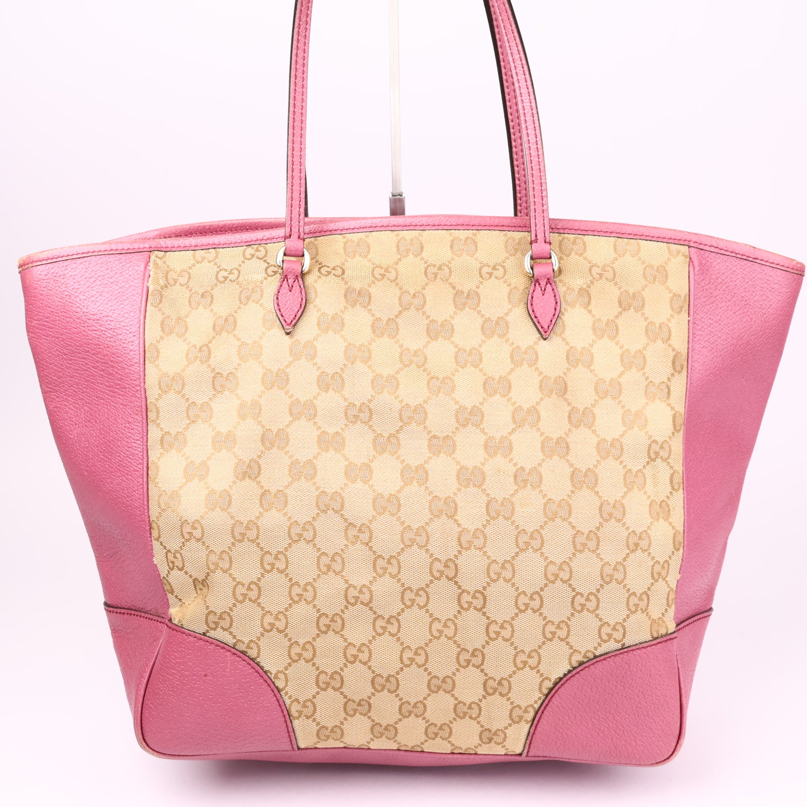 J3637 Gucci Bree GG Canvas Tote Bag- Pre Owned