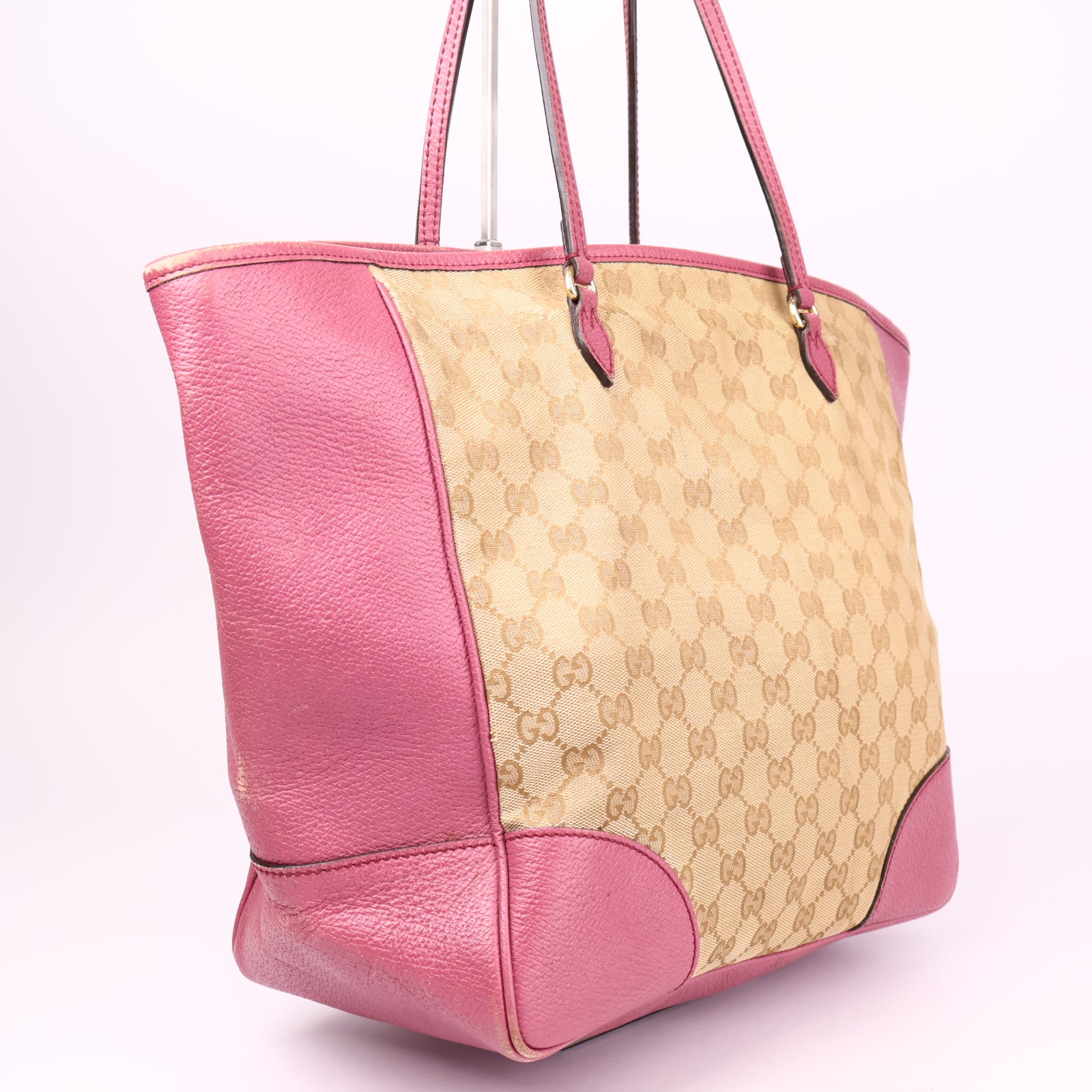 J3637 Gucci Bree GG Canvas Tote Bag- Pre Owned