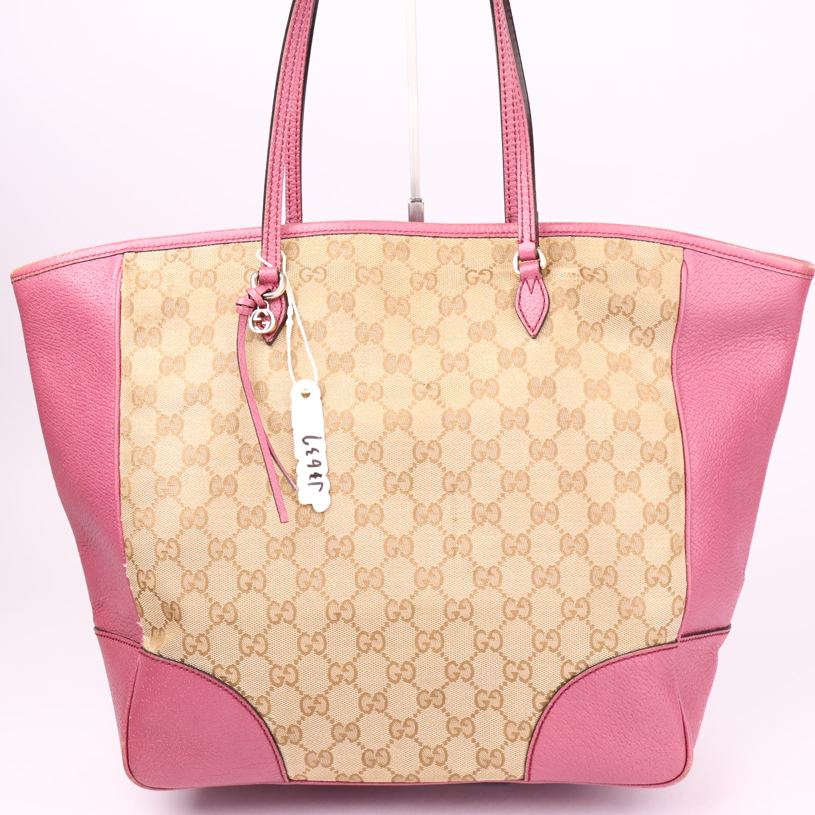 J3637 Gucci Bree GG Canvas Tote Bag- Pre Owned