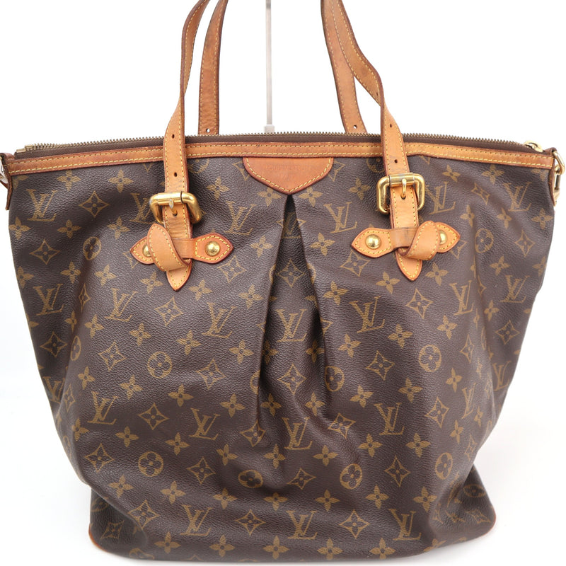 C1909 Louis Vuitton Shoulder Bag Monogram Canvas Palermo | Pre-Owned Very Good Brown Canvas Monogram