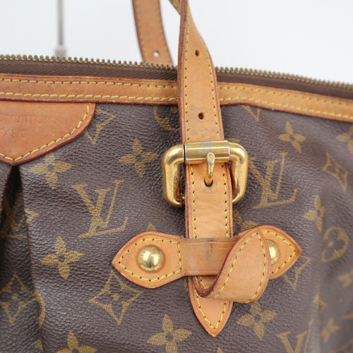 C1909 Louis Vuitton Shoulder Bag Monogram Canvas Palermo | Pre-Owned Very Good Brown Canvas Monogram
