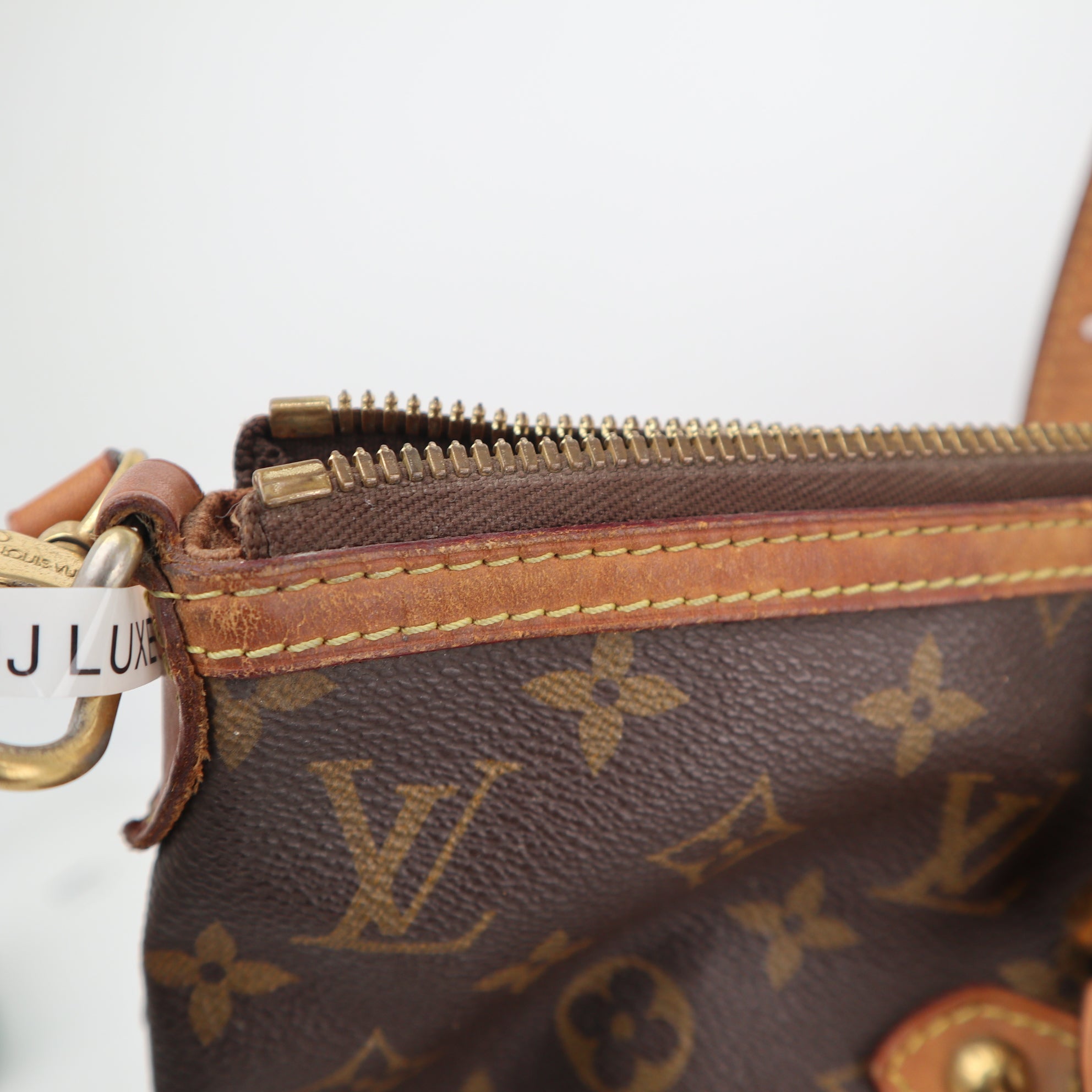 C1909 Louis Vuitton Shoulder Bag Monogram Canvas Palermo | Pre-Owned Very Good Brown Canvas Monogram