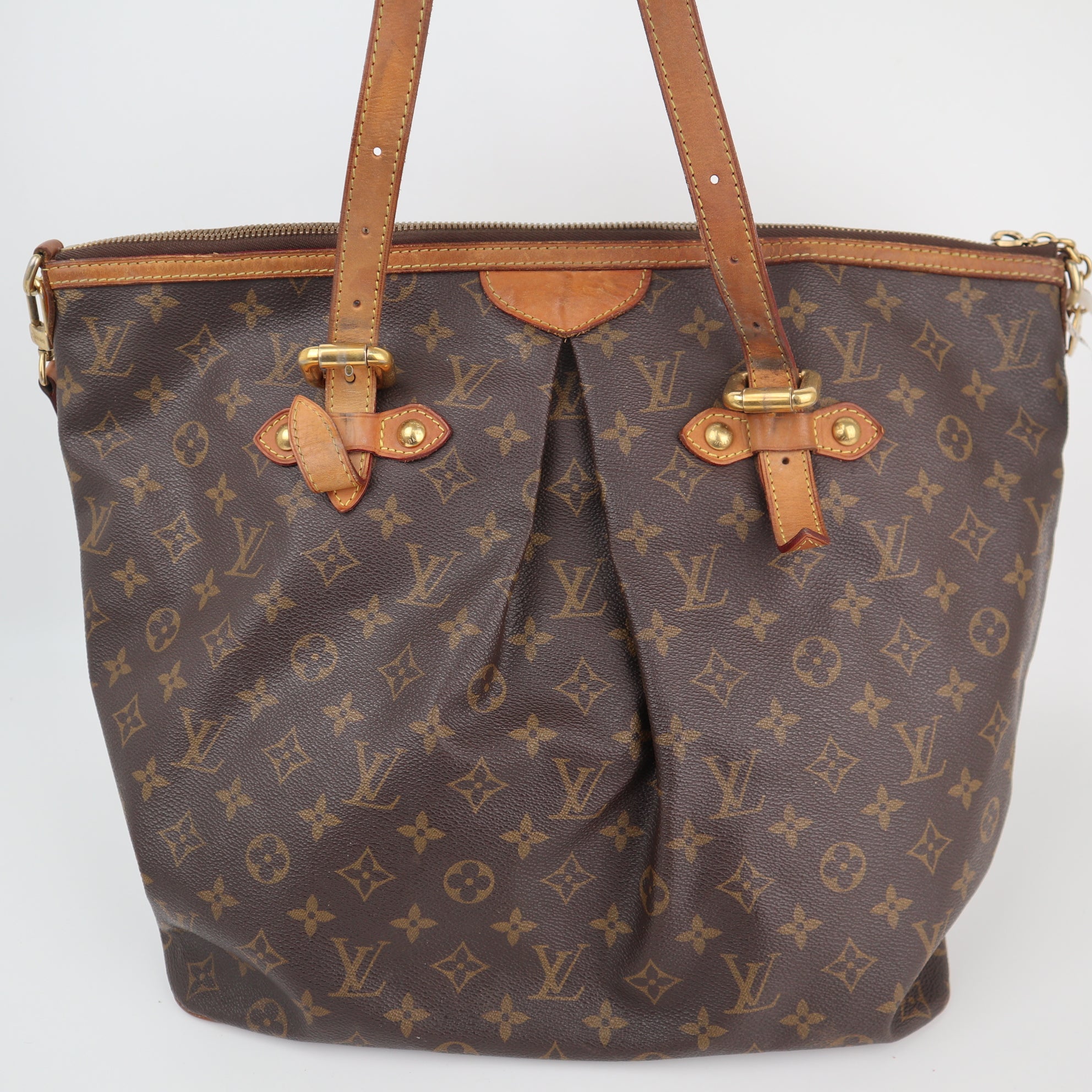 C1909 Louis Vuitton Shoulder Bag Monogram Canvas Palermo | Pre-Owned Very Good Brown Canvas Monogram
