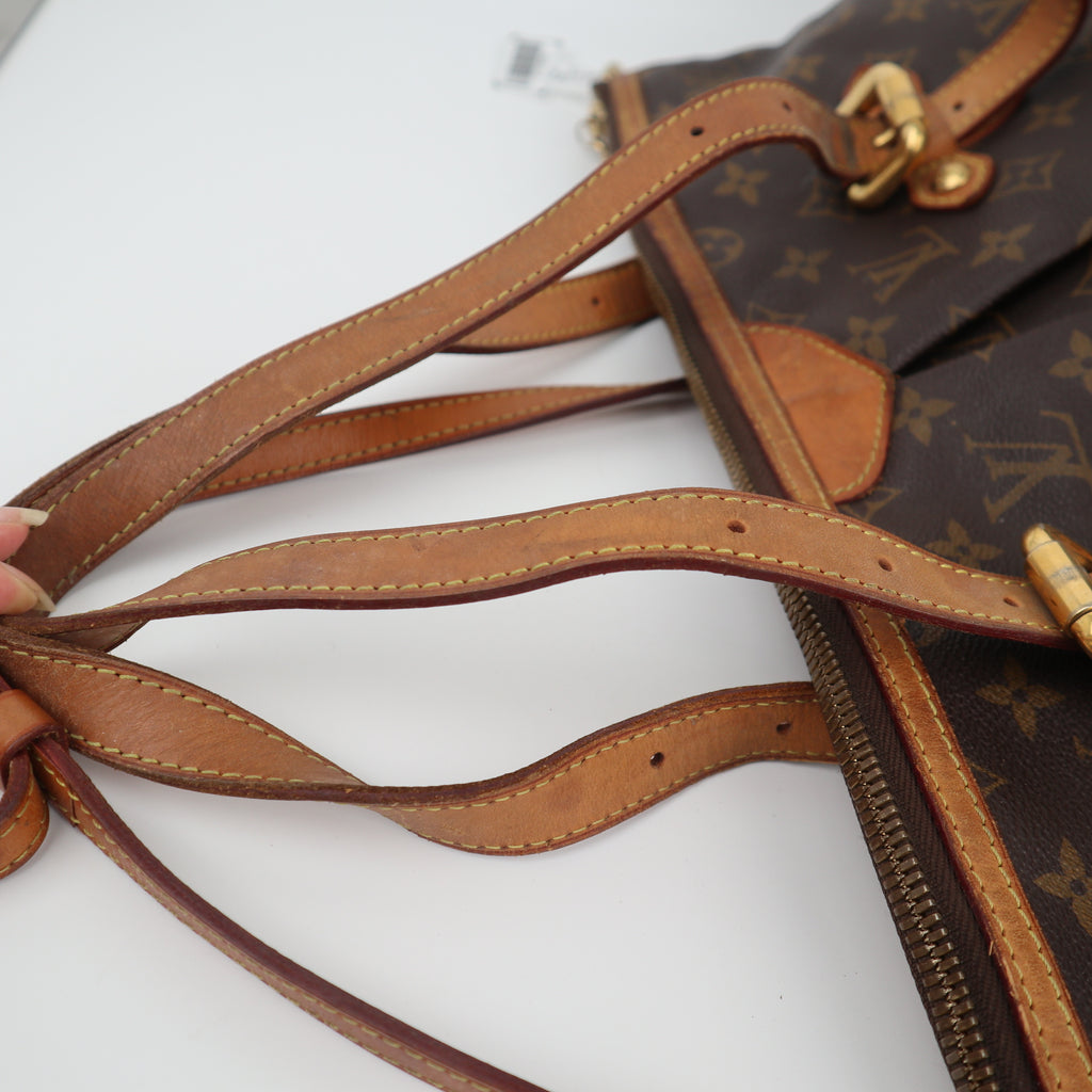 C1909 Louis Vuitton Shoulder Bag Monogram Canvas Palermo | Pre-Owned Very Good Brown Canvas Monogram