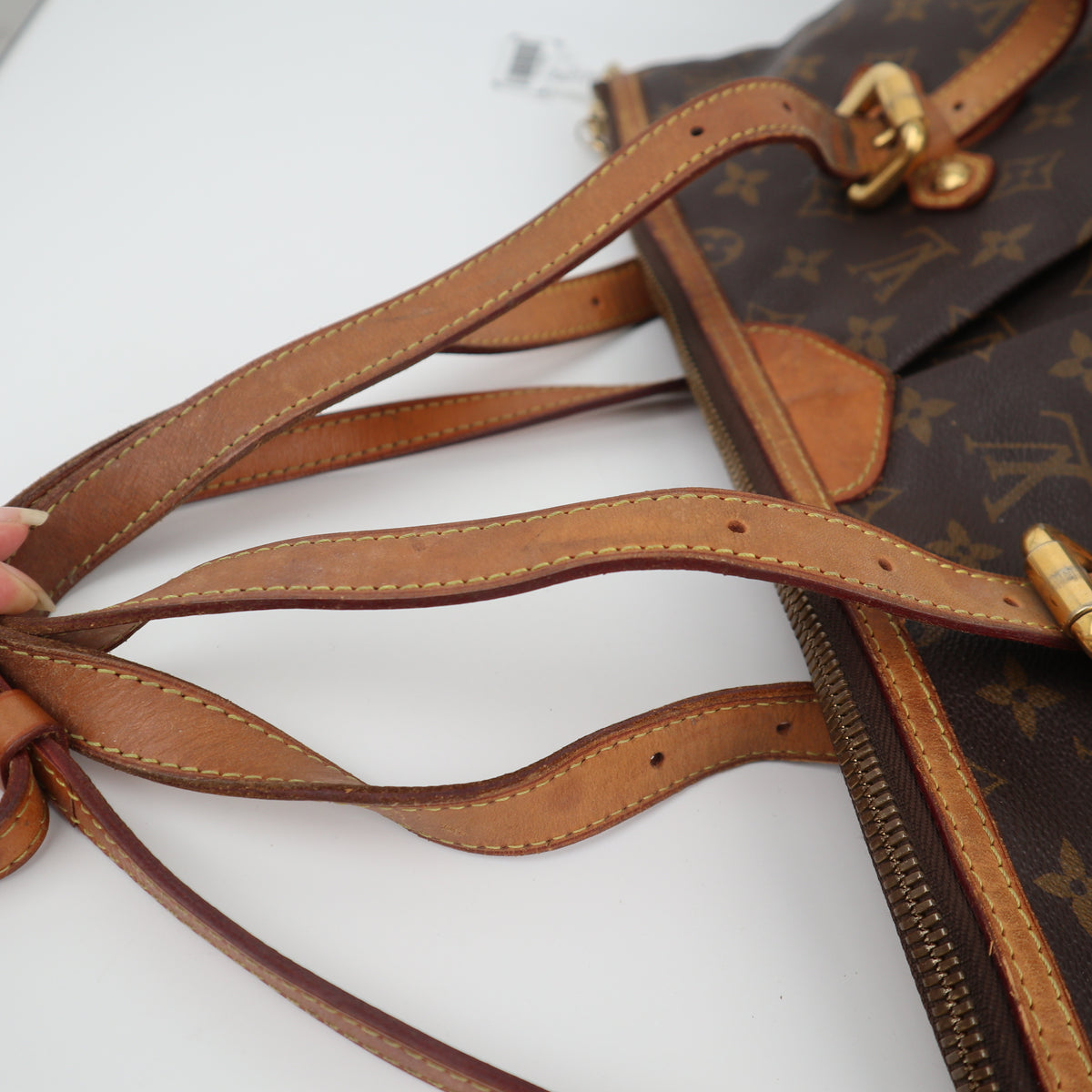 C1909 Louis Vuitton Shoulder Bag Monogram Canvas Palermo | Pre-Owned Very Good Brown Canvas Monogram
