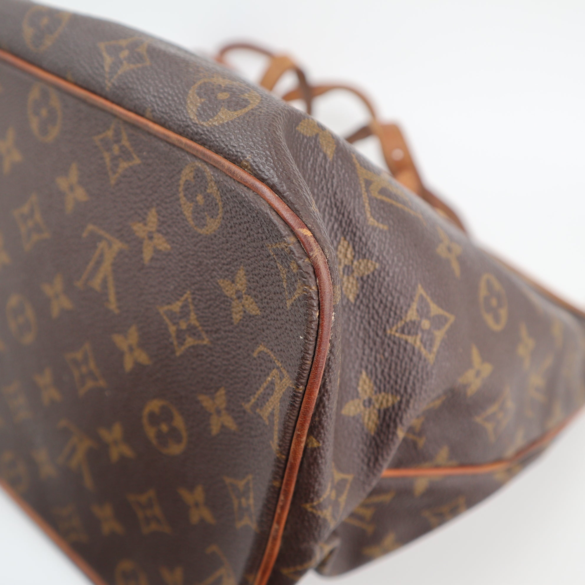 C1909 Louis Vuitton Shoulder Bag Monogram Canvas Palermo | Pre-Owned Very Good Brown Canvas Monogram
