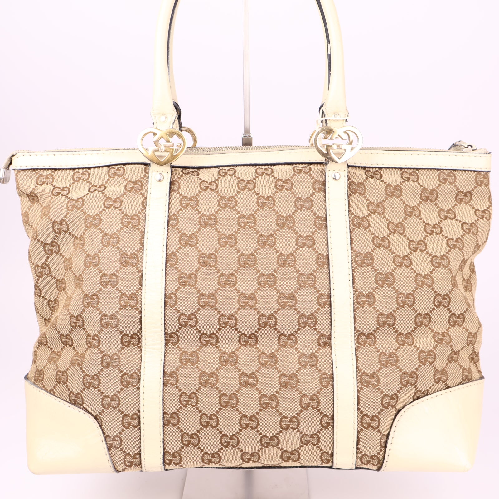J3647 Gucci GG Canvas Tote Bag- Pre Owned