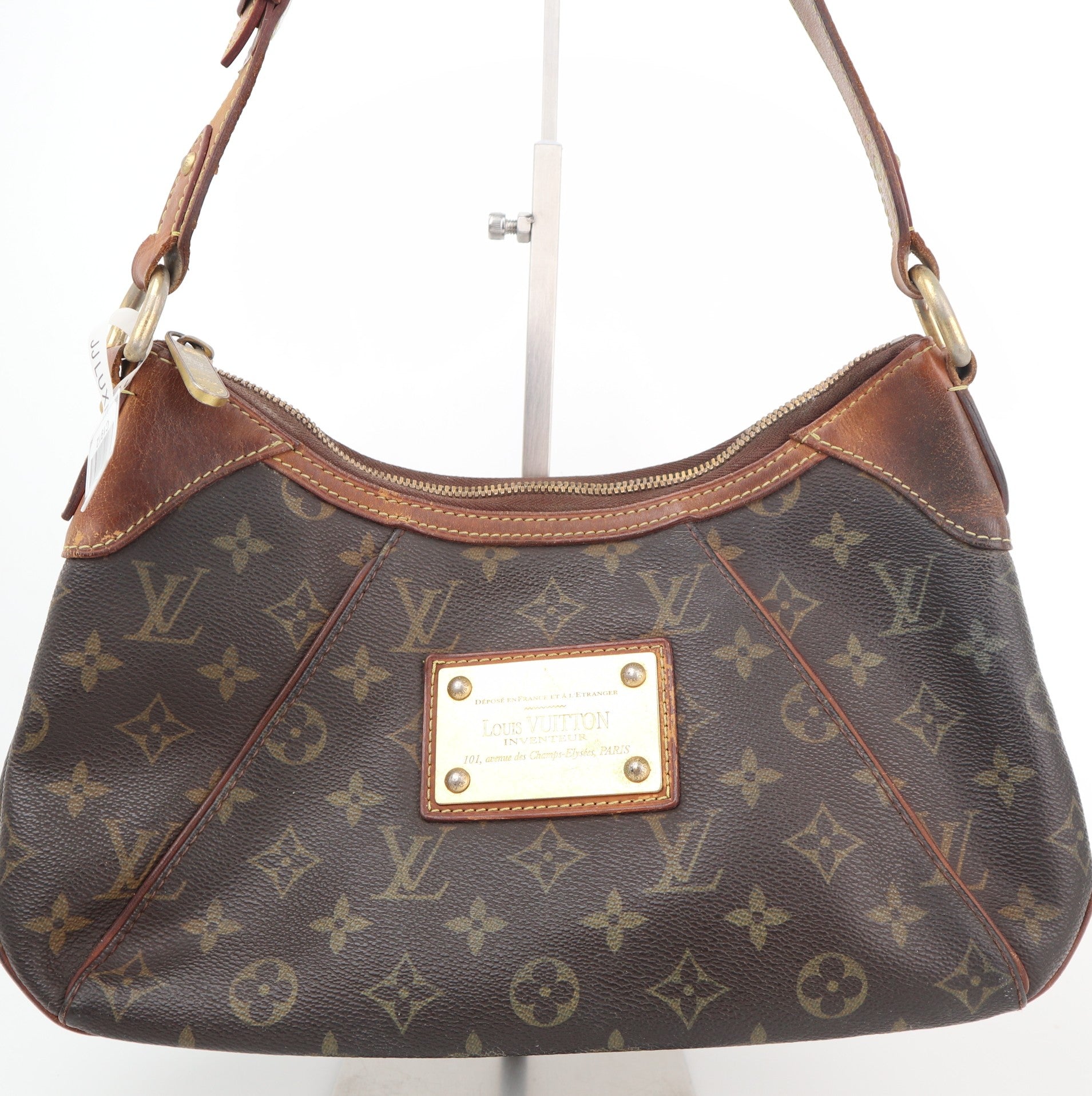 C1912 Louis Vuitton Shoulder Bag Monogram Thames PM | Pre-Owned Good Brown Canvas Monogram