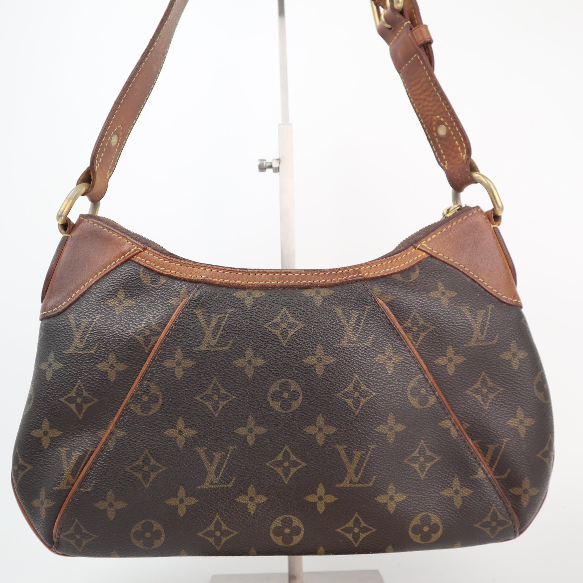 C1912 Louis Vuitton Shoulder Bag Monogram Thames PM | Pre-Owned Good Brown Canvas Monogram