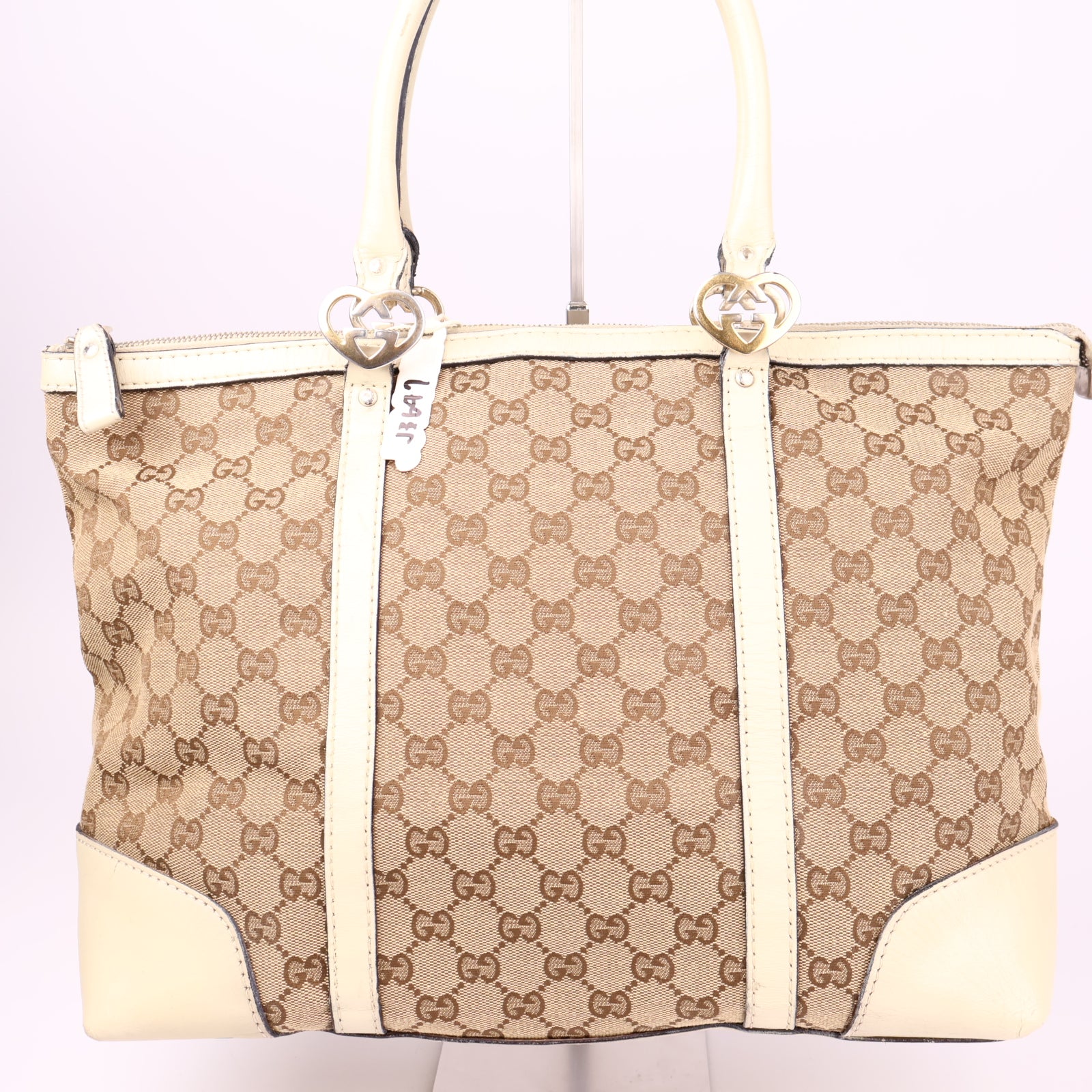 J3647 Gucci GG Canvas Tote Bag- Pre Owned
