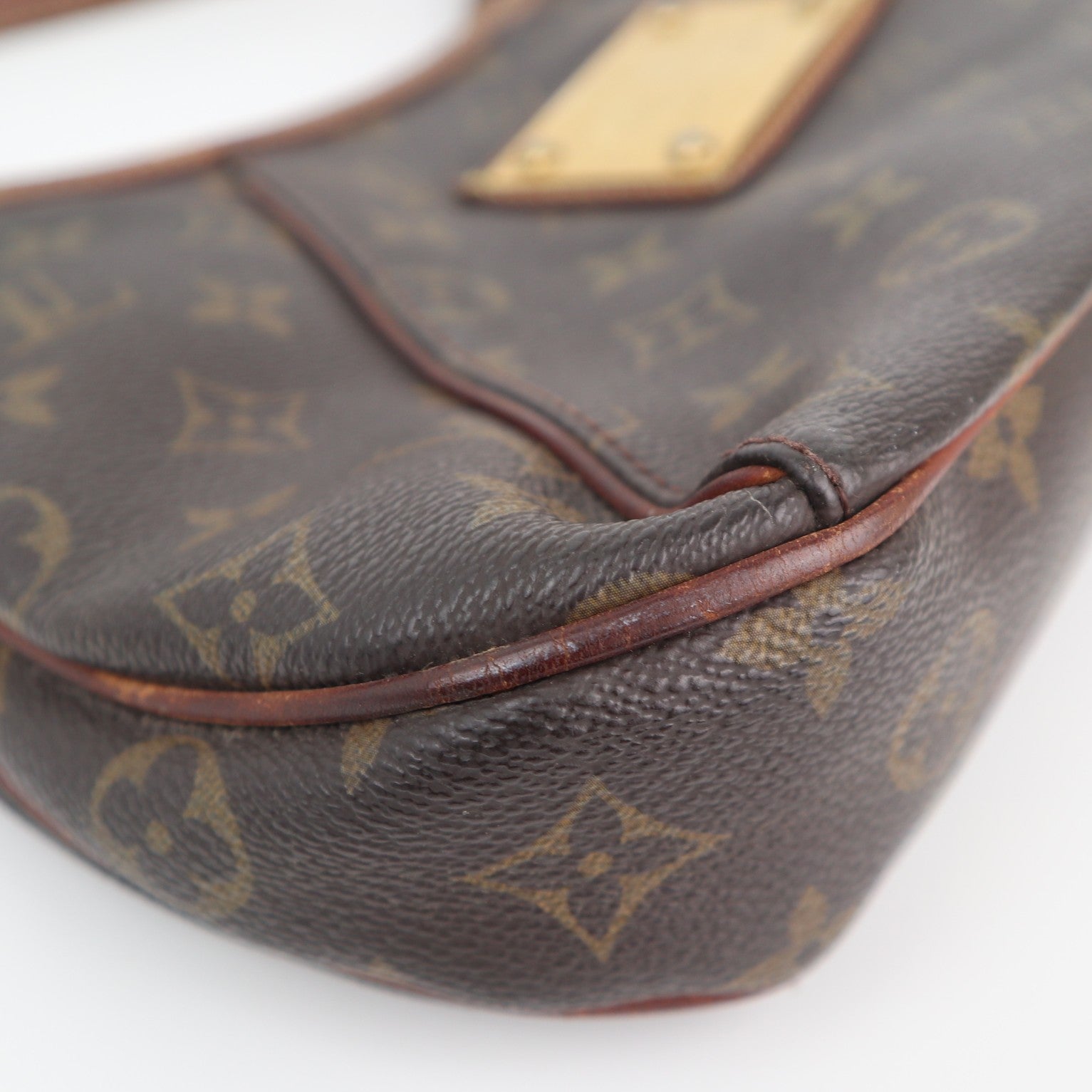 C1912 Louis Vuitton Shoulder Bag Monogram Thames PM | Pre-Owned Good Brown Canvas Monogram