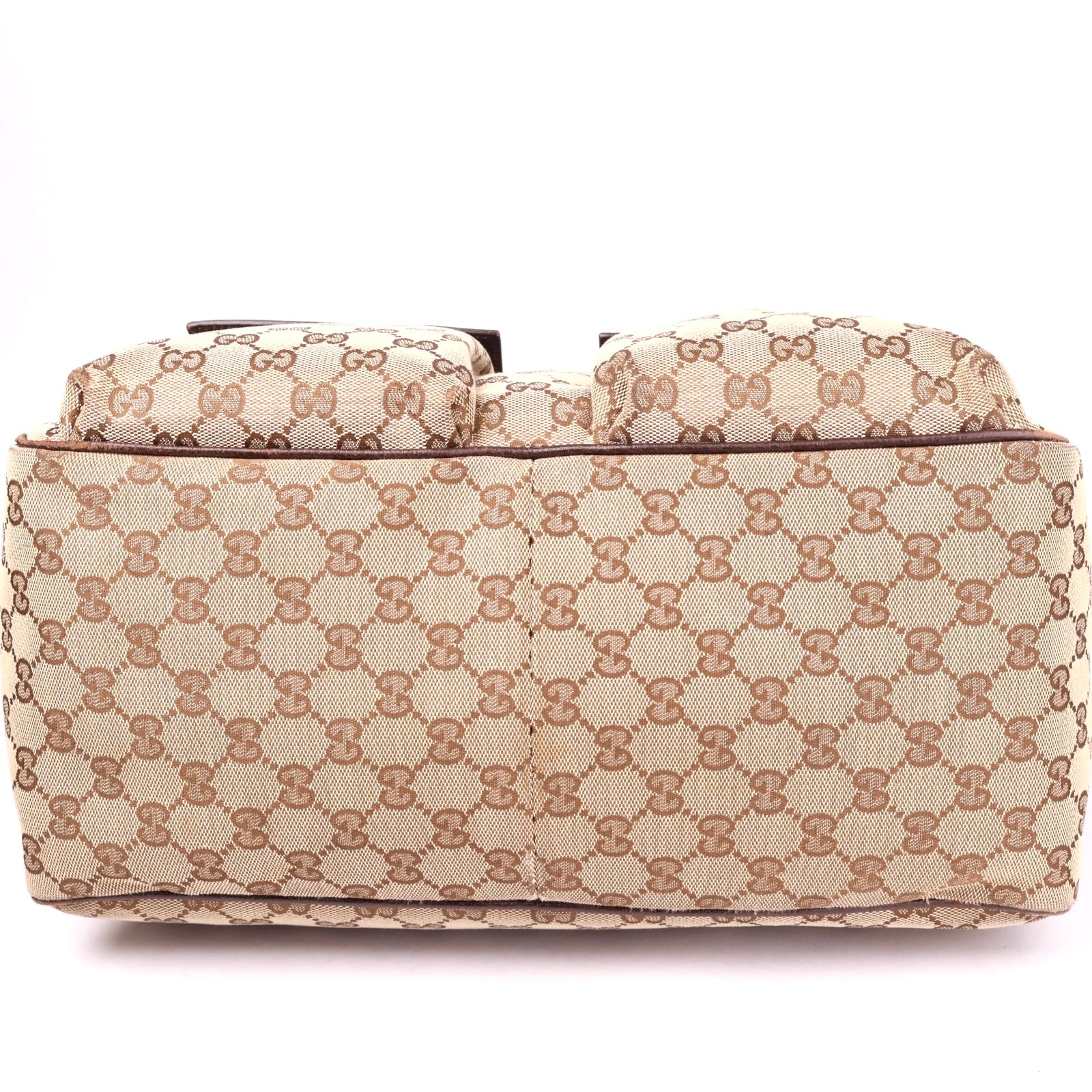 J3649 Gucci Serry Line GG Canvas Handbag- Pre Owned