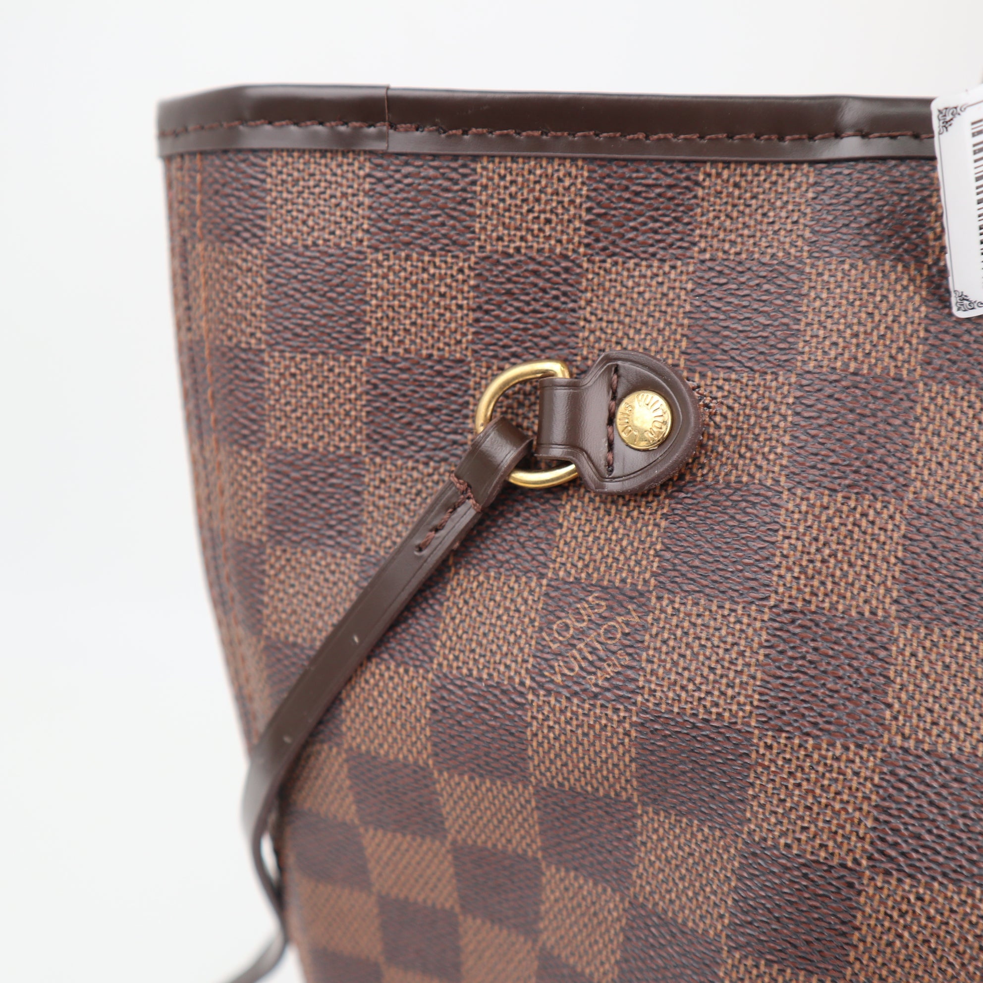 C1916R Louis Vuitton Shoulder Bag Damier Ebene Neverfull MM | Pre-Owned Excellent Brown Canvas Damier Ebene