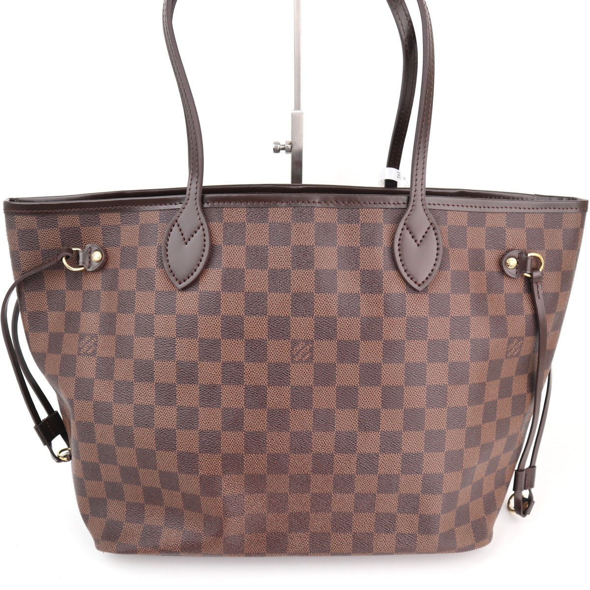 C1917R Louis Vuitton Shoulder Bag Damier Ebene Neverfull MM | Pre-Owned Excellent Brown Canvas Damier Ebene