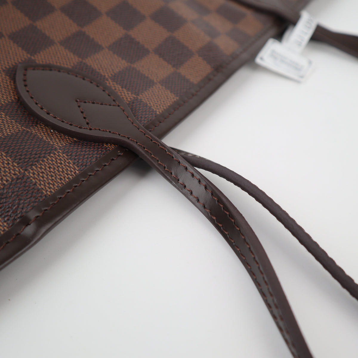 C1917R Louis Vuitton Shoulder Bag Damier Ebene Neverfull MM | Pre-Owned Excellent Brown Canvas Damier Ebene