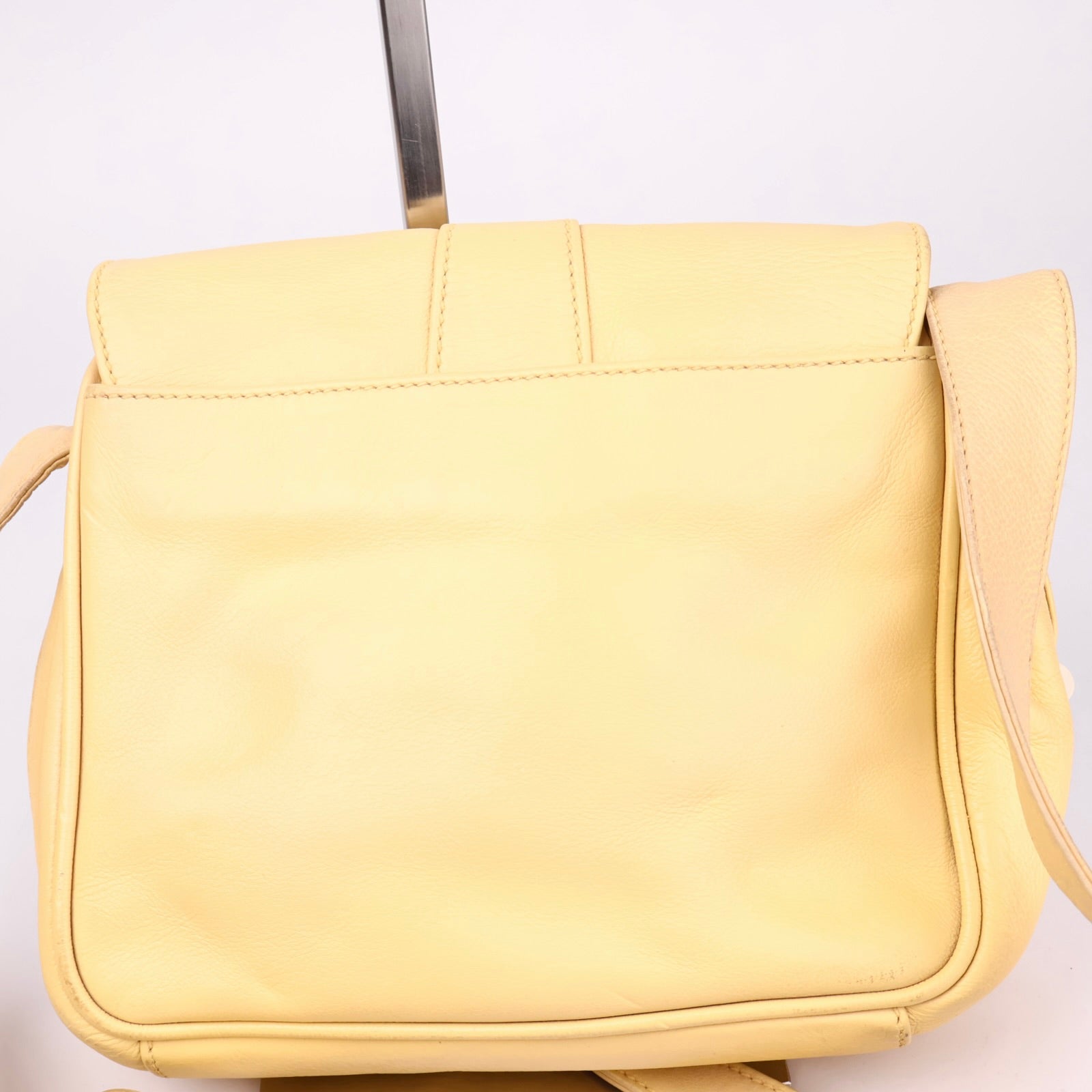 J3642 Gucci Olive Green Suede Stirrup Shoulder Bag- Pre Owned