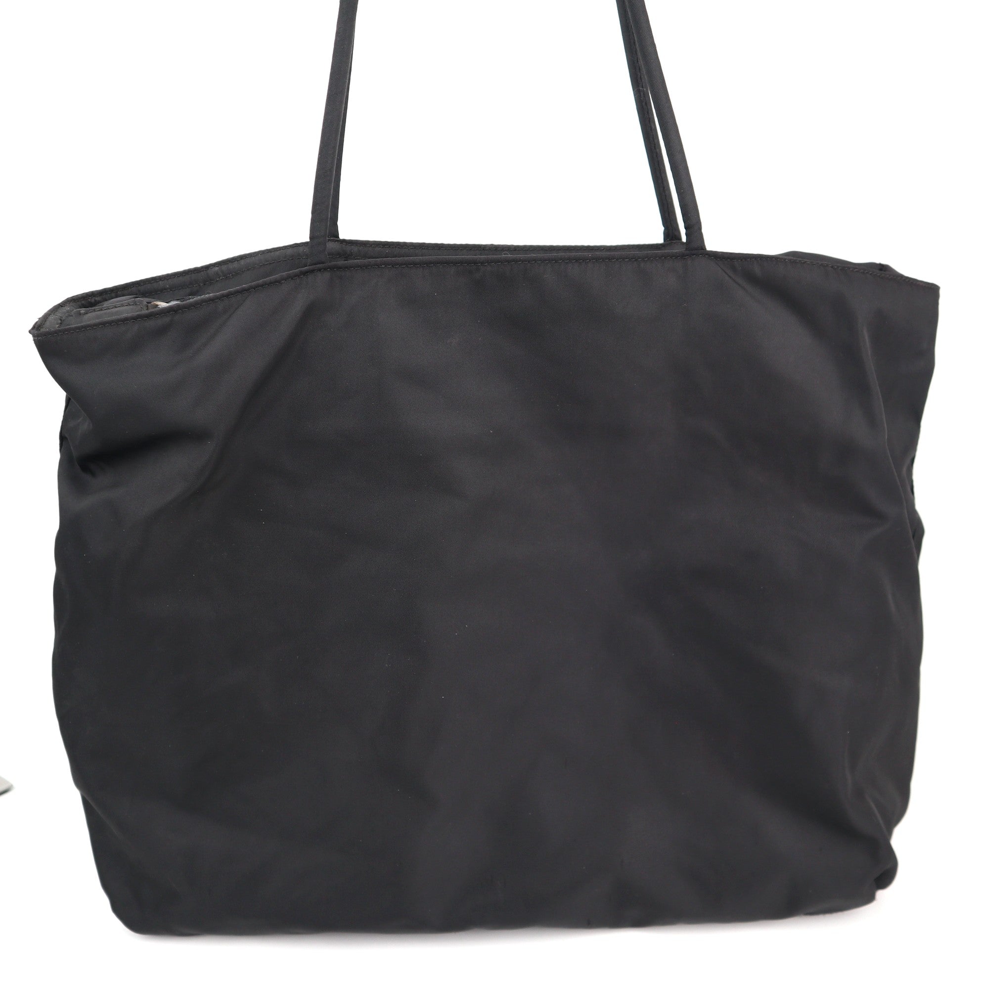 C1923 Prada Tote Bag Black Nylon Tote Bag | Pre-Owned Very Good Black Nylon