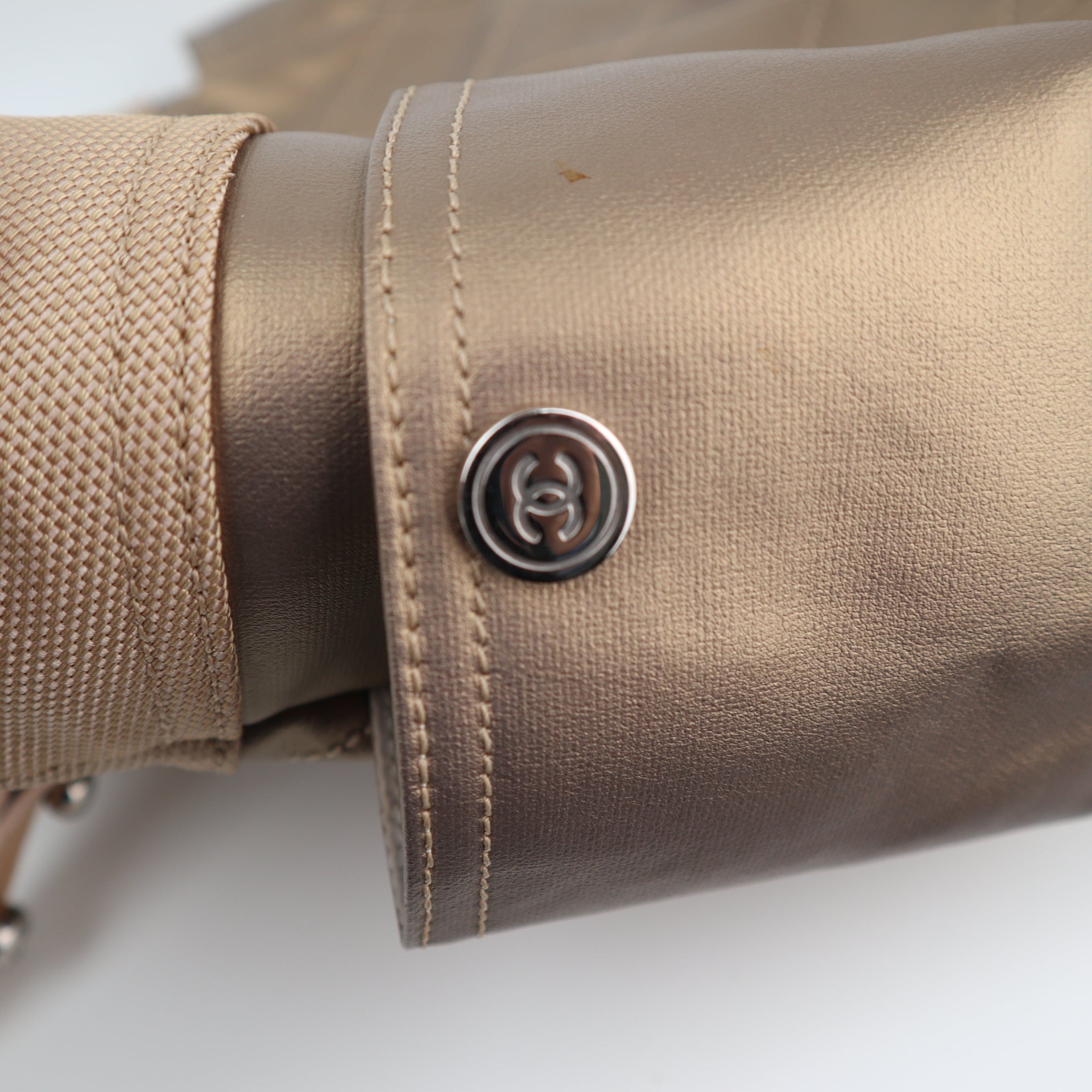 C1925 Chanel Tote Bag Large Quilted Coated Canvas Paris Biarritz tote bag | Pre-Owned Excellent Canvas Quilted