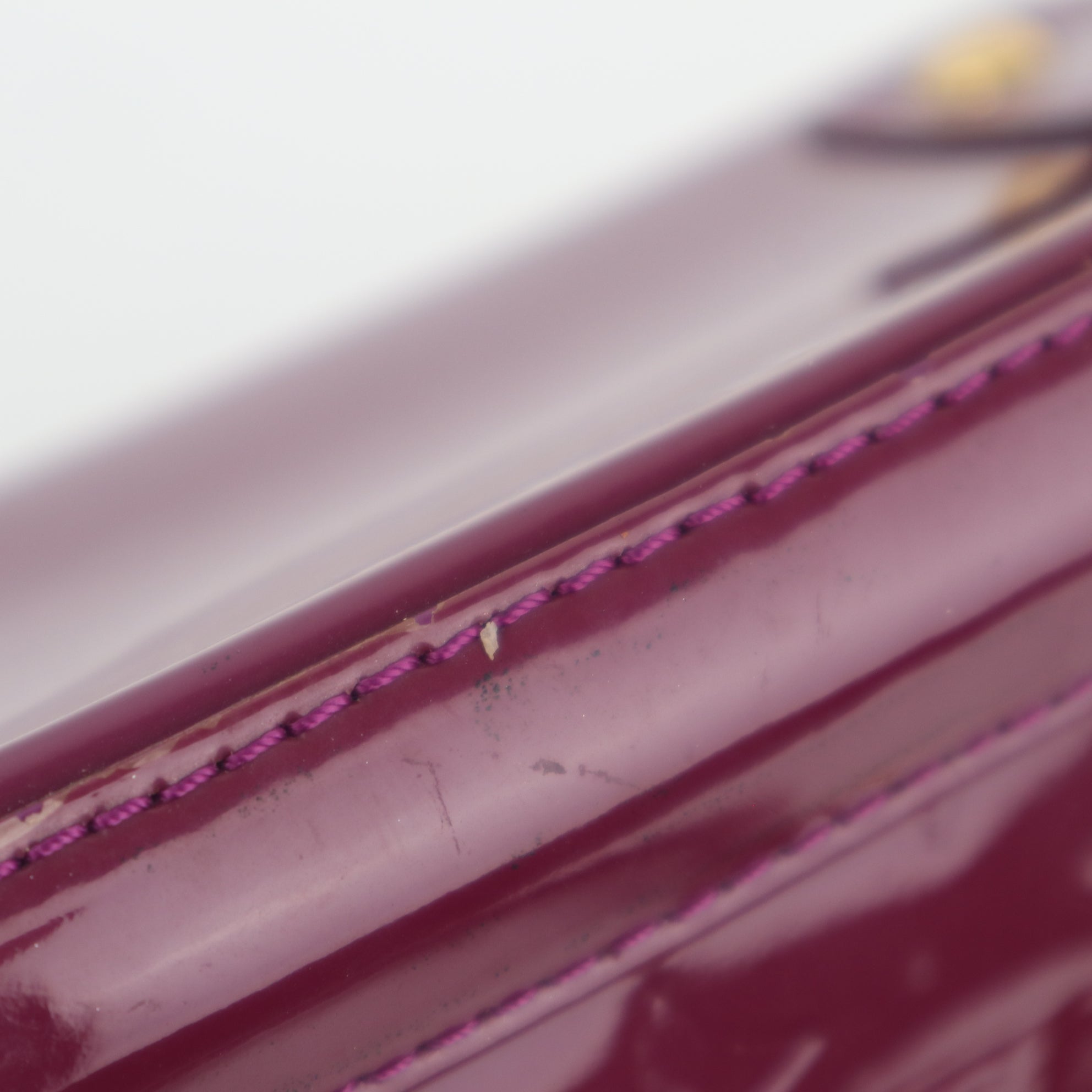 C1929 Louis Vuitton Top Handle Bag Monogram Vernis Alma BB Amethyste | Pre-Owned Very Good Purple Canvas, Leather Monogram