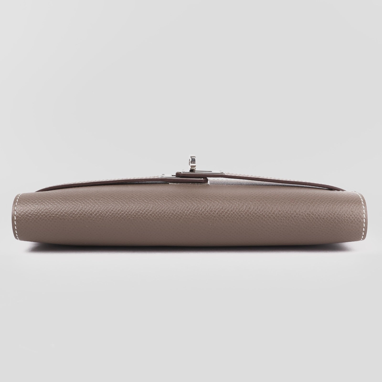 J3667-Hermès Kelly wallet in etoupe epsom leather- Pre Owned