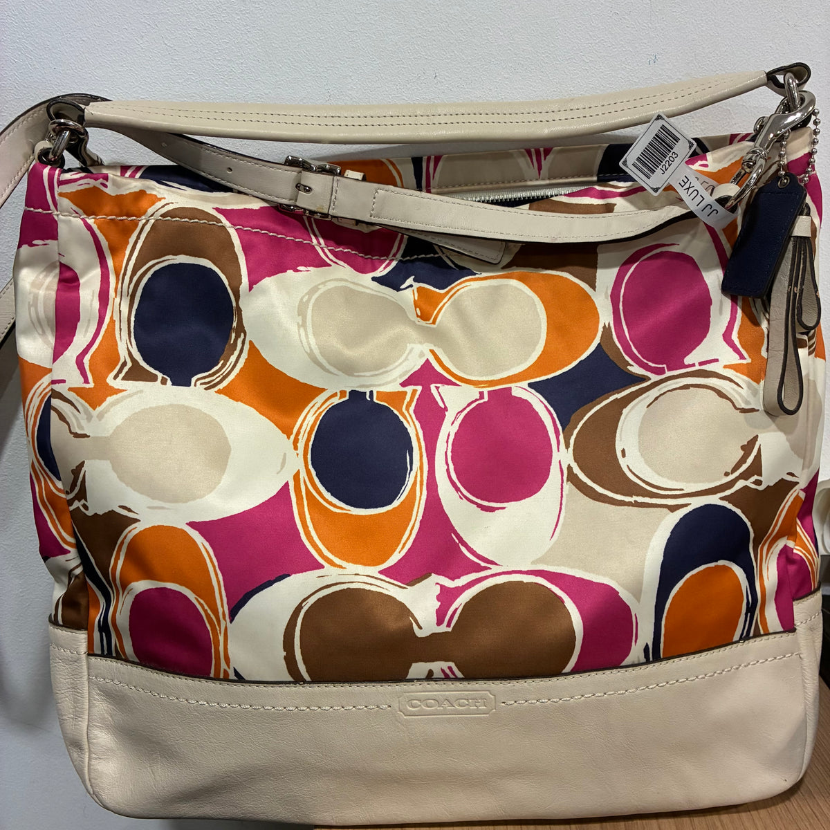 J2203# Coach Shoulder Bag Multicolor leather | Pre-Owned Like New Multicolour Leather/Plain