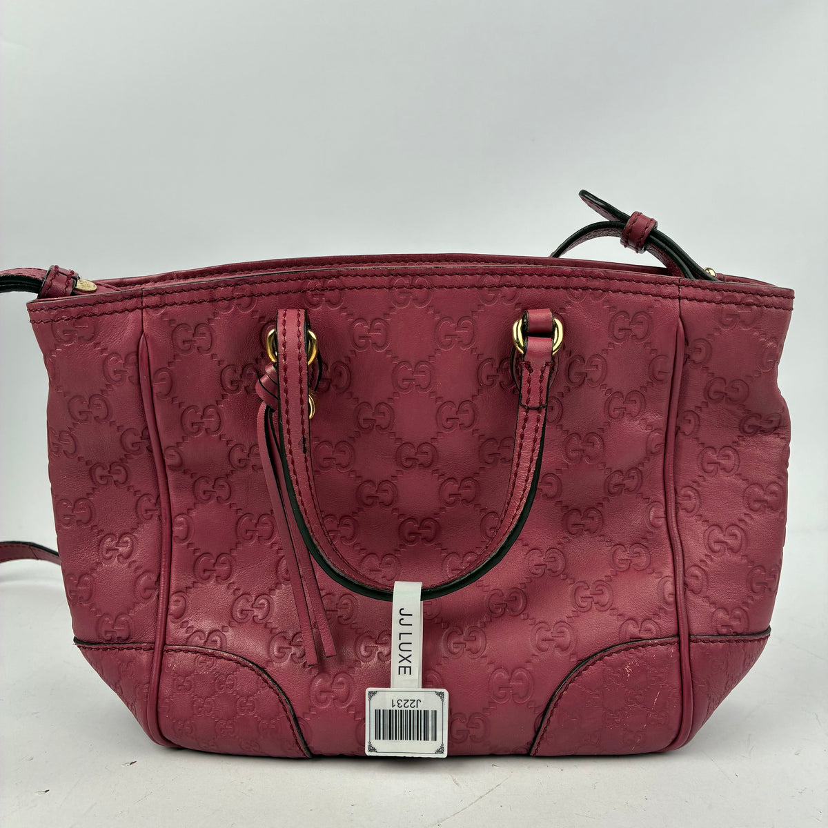 J2231 Gucci Shoulder Bag | Pre-Owned Like New Pink Leather