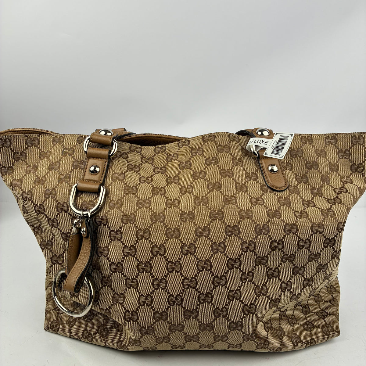J2237 Gucci Shoulder Bag | Pre-Owned Like New Monogram Leather
