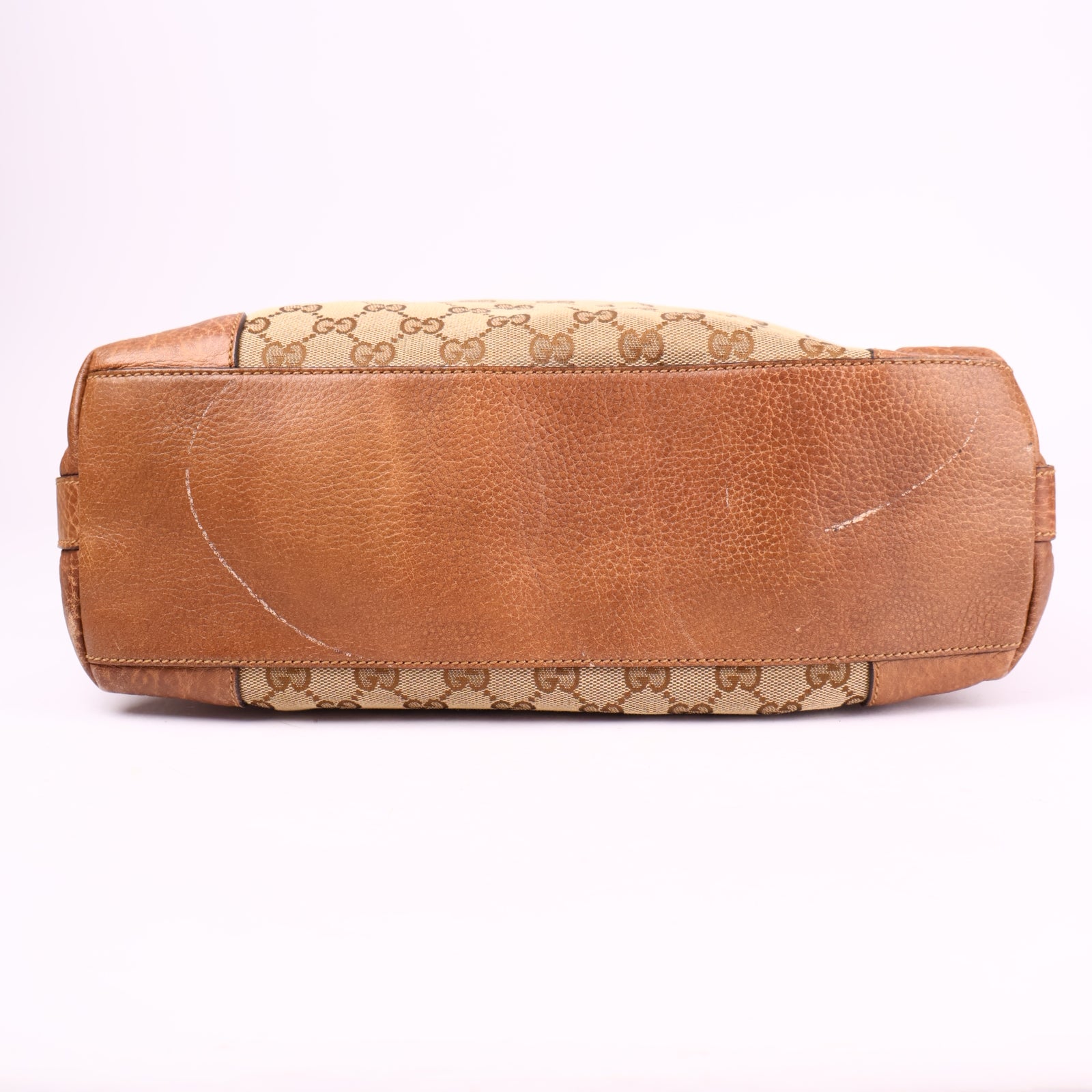 J3672-Gucci Bree Tote in GG Supreme, GG Canvas- Pre Owned