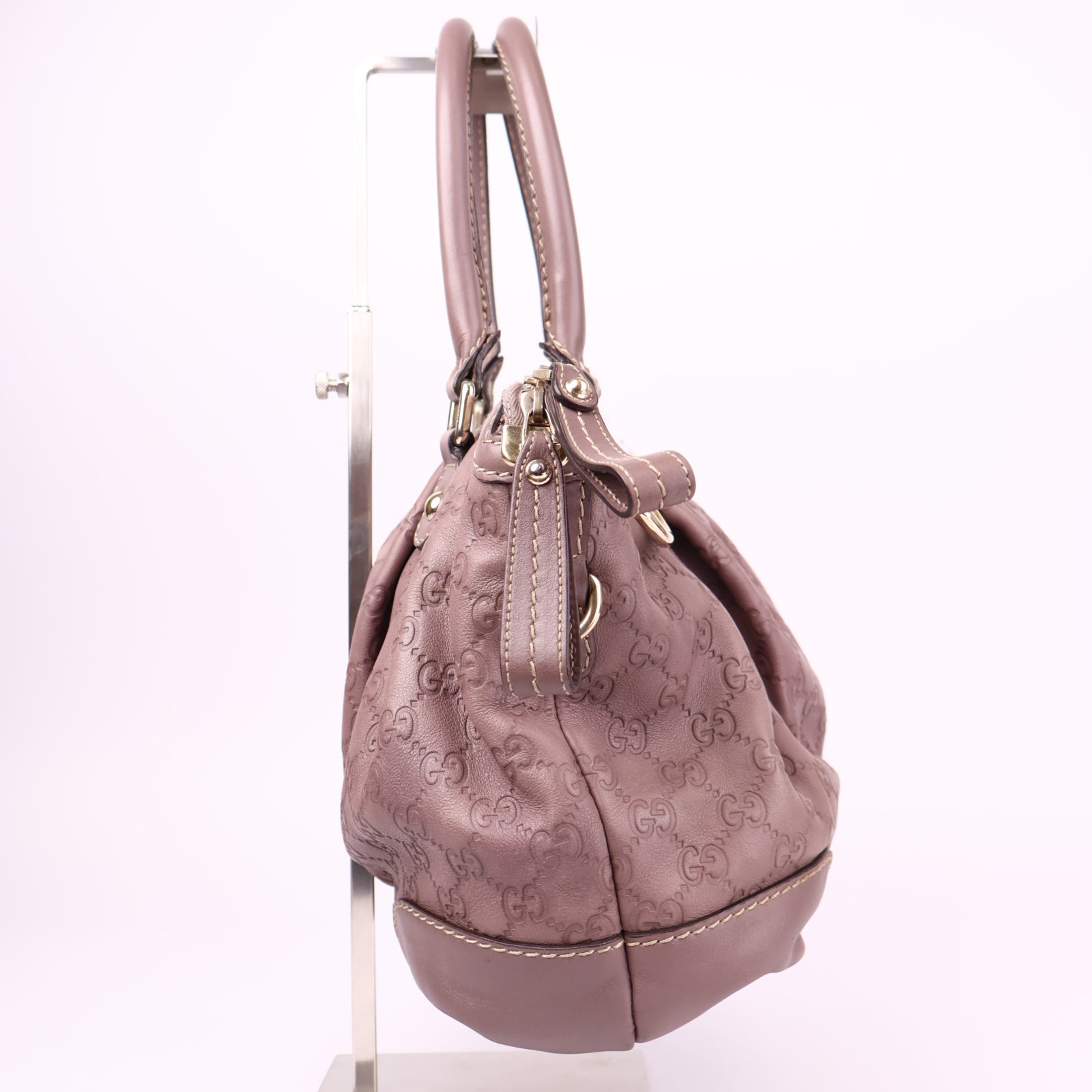 J3671-Gucci  Guccissima Sukey satchel- Pre Owned