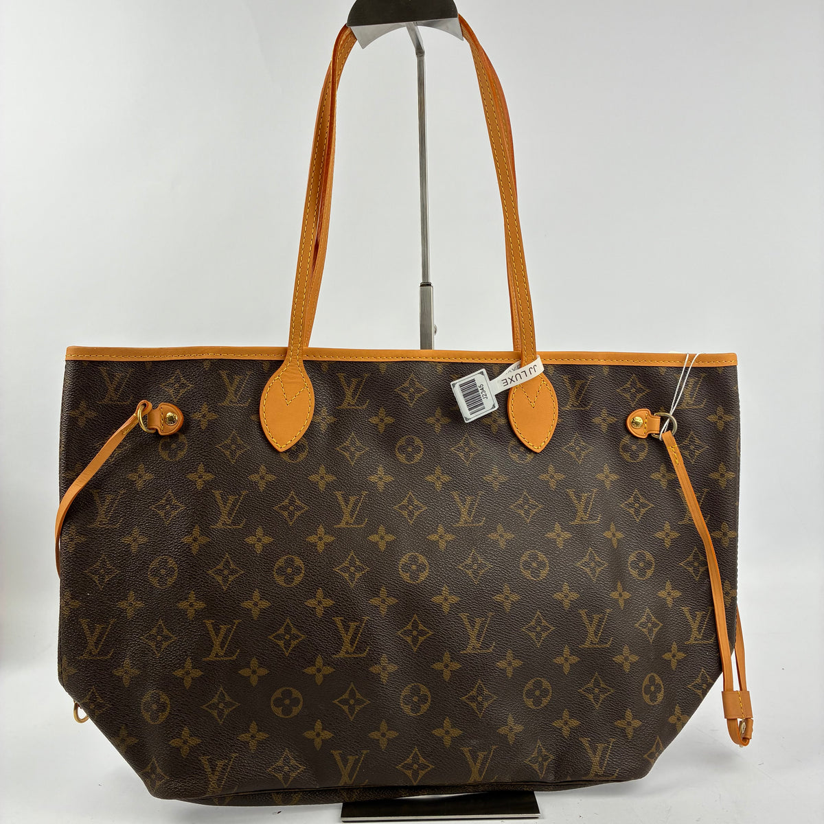 J2345R Louis Vuitton Tote Bag Neverfull | Pre-Owned Like New Brown Monogram canvas and leather