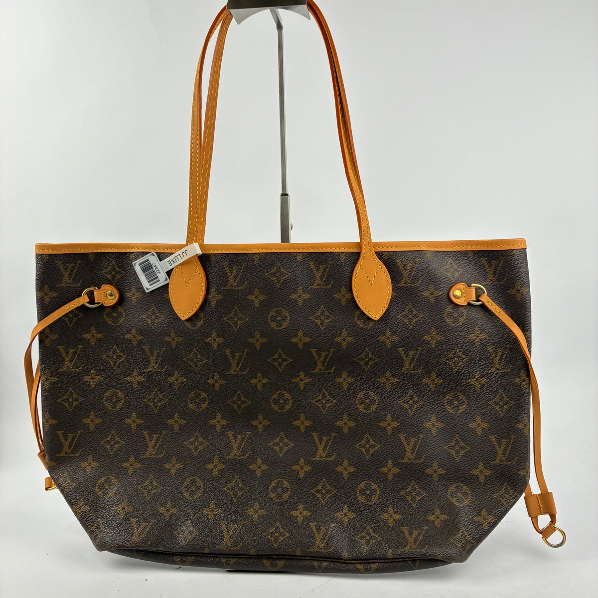 J2347R Louis Vuitton Tote Bag Neverfull | Pre-Owned Like New Brown Monogram canvas and leather