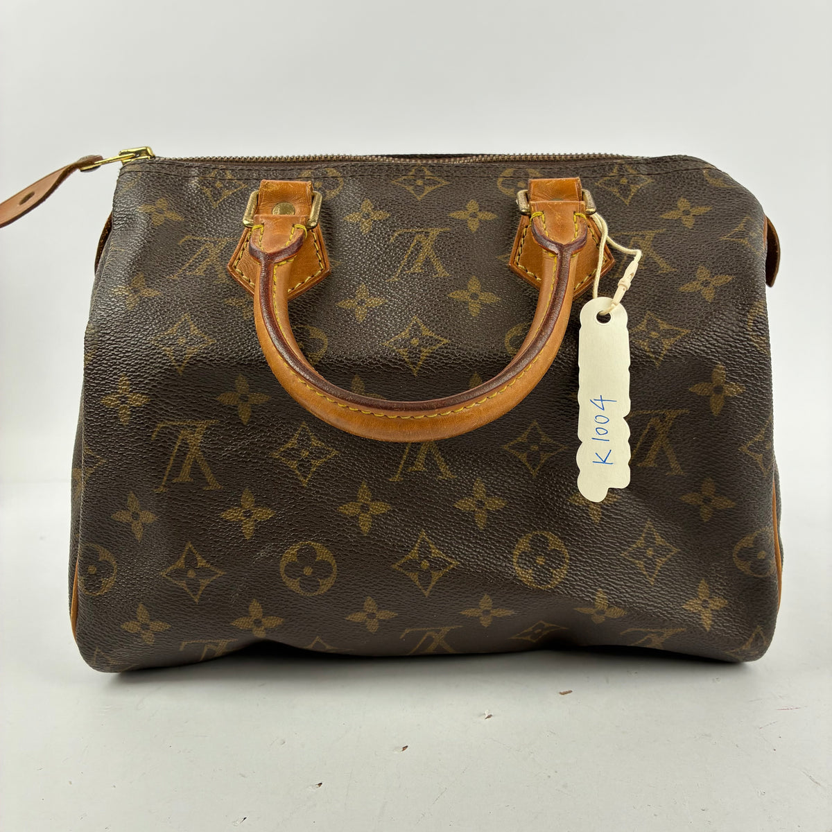K1004 Louis Vuitton Top Handle Bag Speedy 25 | Pre-Owned Excellent Brown Monogram Canvas