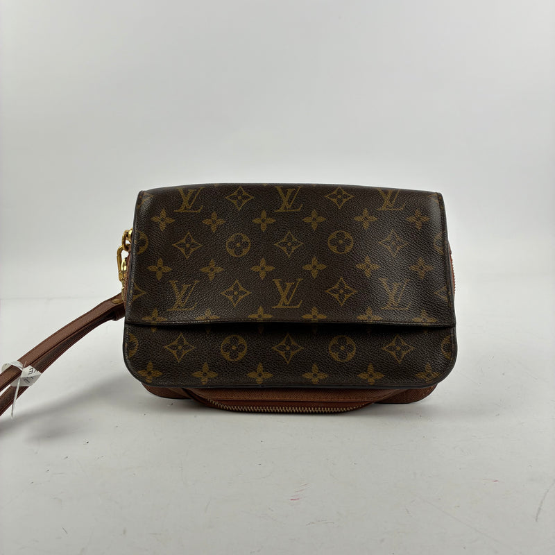K2003 Louis Vuitton Top Handle Bag Orsay | Pre-Owned Very Good Brown Monogram Coated canvas
