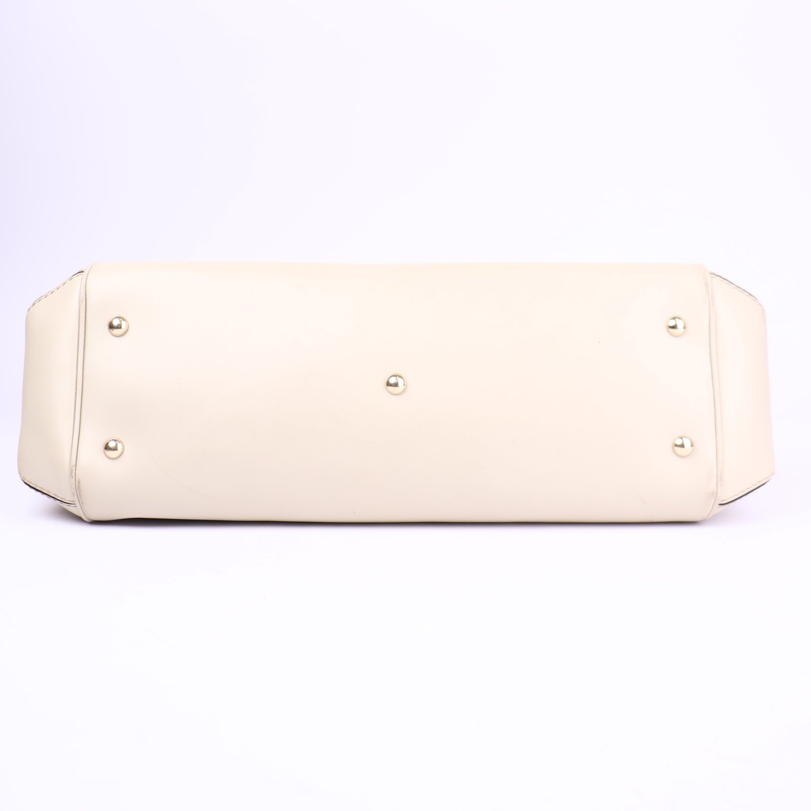J3673-Gucci GG Canvas Sherry Line Tote/Shoulder Bag Beige- Pre Owned