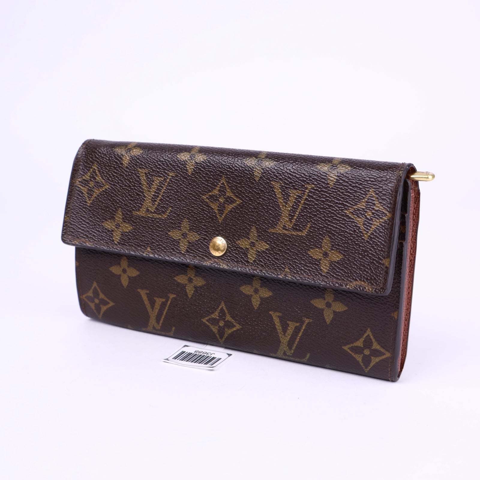 J3688-Louis Vuitton Emilie Wallet in Monogram, Canvas- Pre Owned