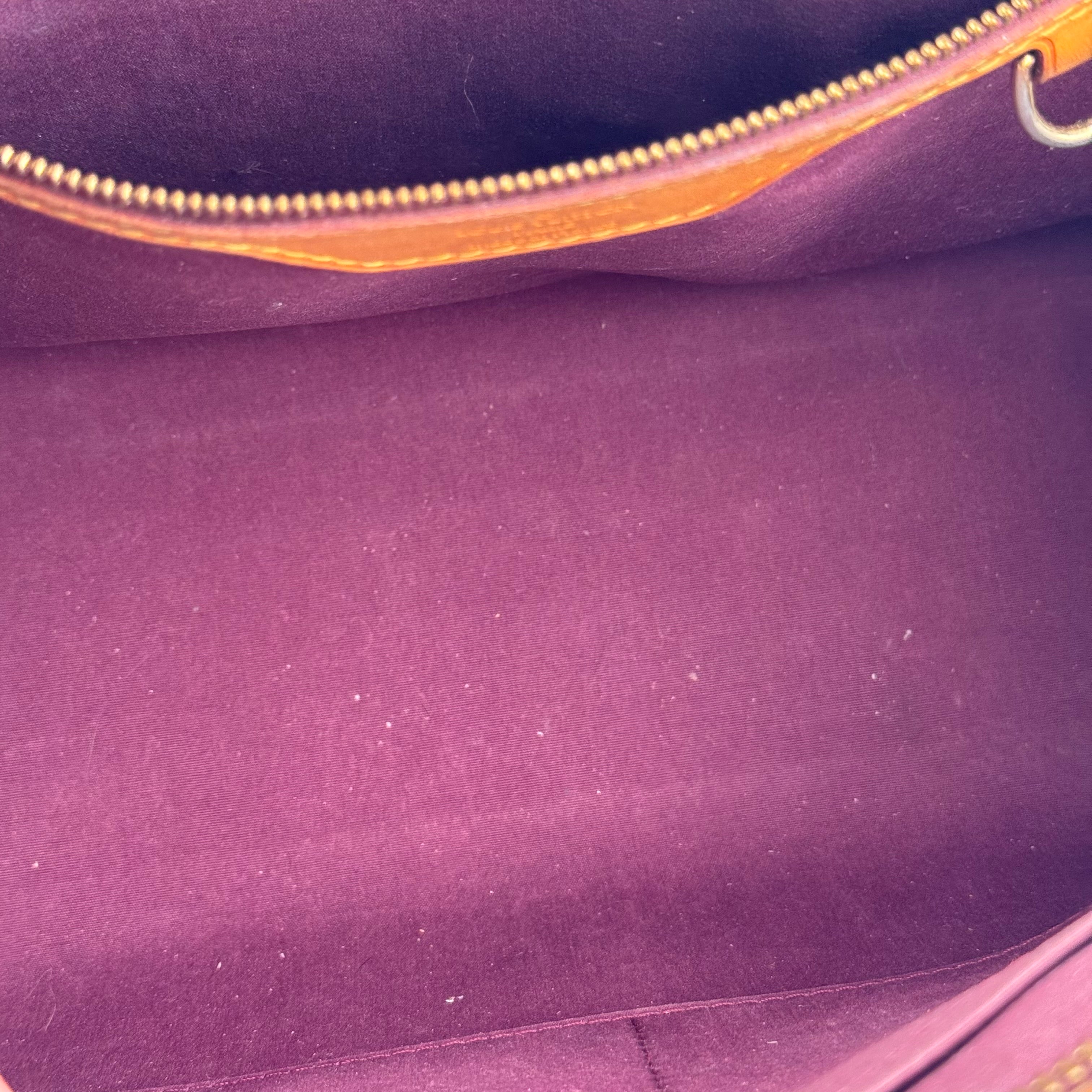 J2091 Louis Vuitton Monogram Vernis Brea MM Satchel- Pre Owned