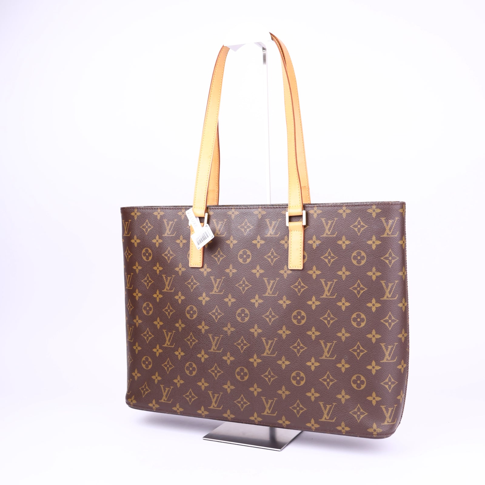 J3689-LOUIS VUITTON LUCO TOTE BAG BROWN- Pre Owned