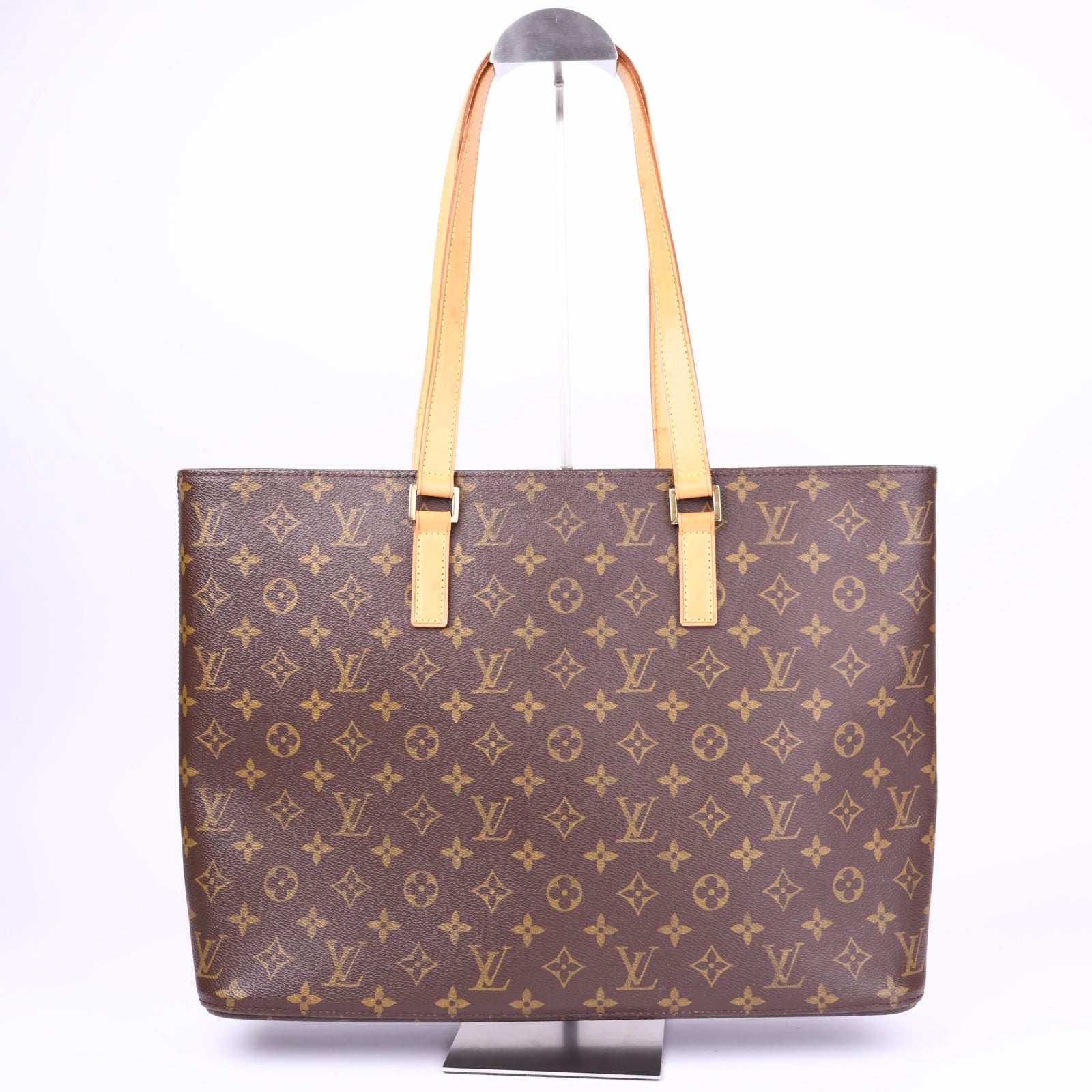 J3689-LOUIS VUITTON LUCO TOTE BAG BROWN- Pre Owned