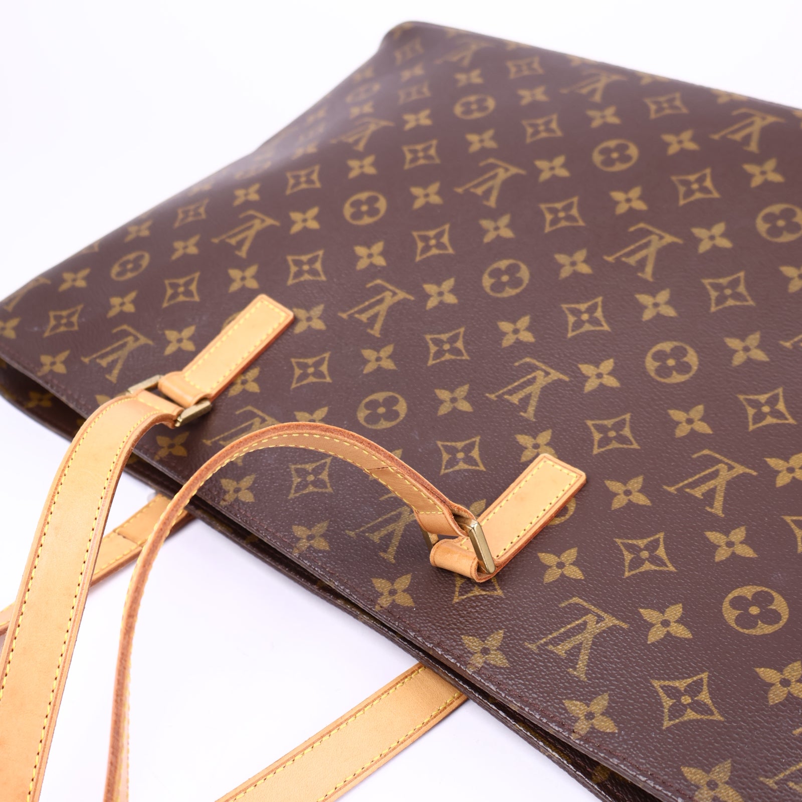 J3689-LOUIS VUITTON LUCO TOTE BAG BROWN- Pre Owned