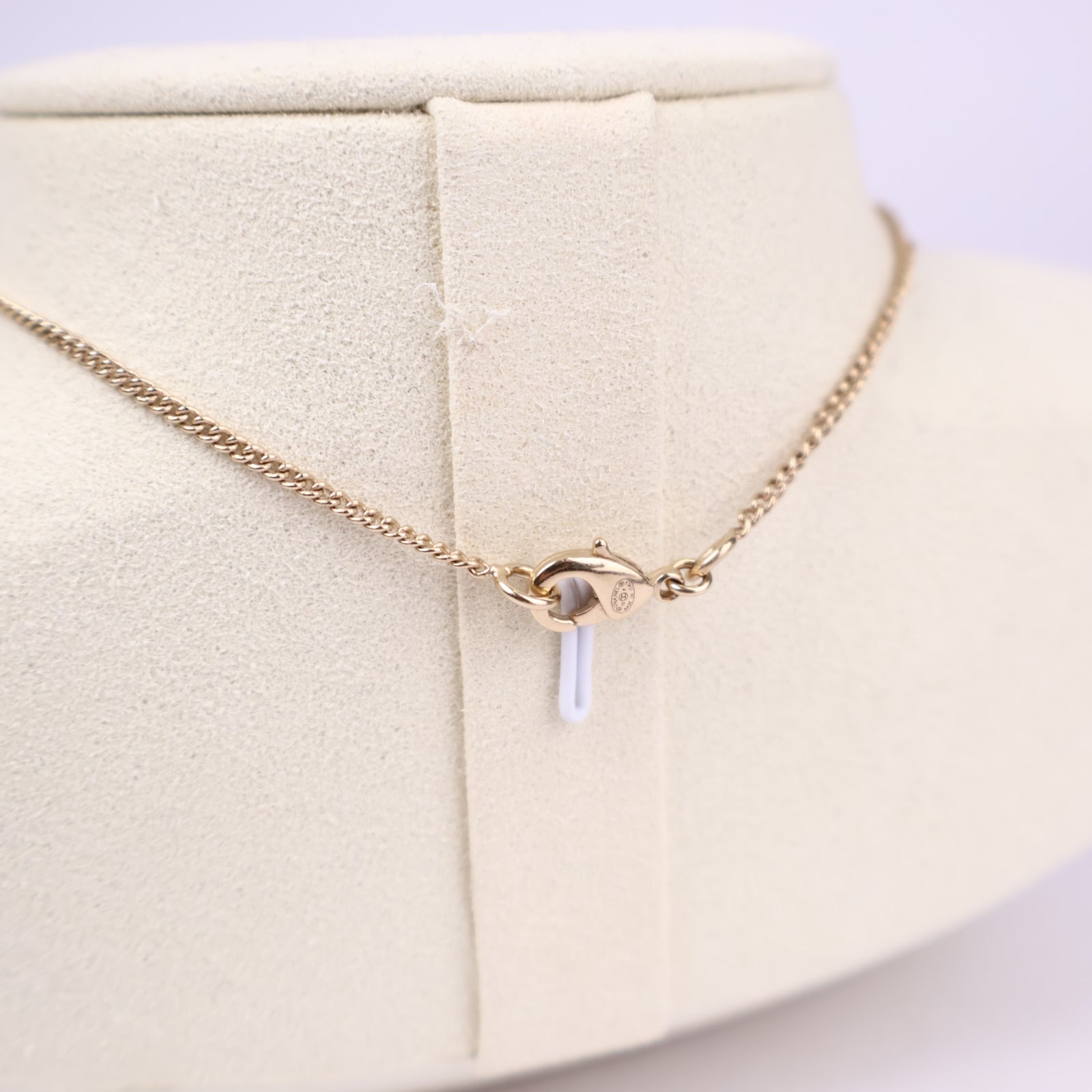 J3687-Chanel 10P Camellia Necklace B- Pre Owned