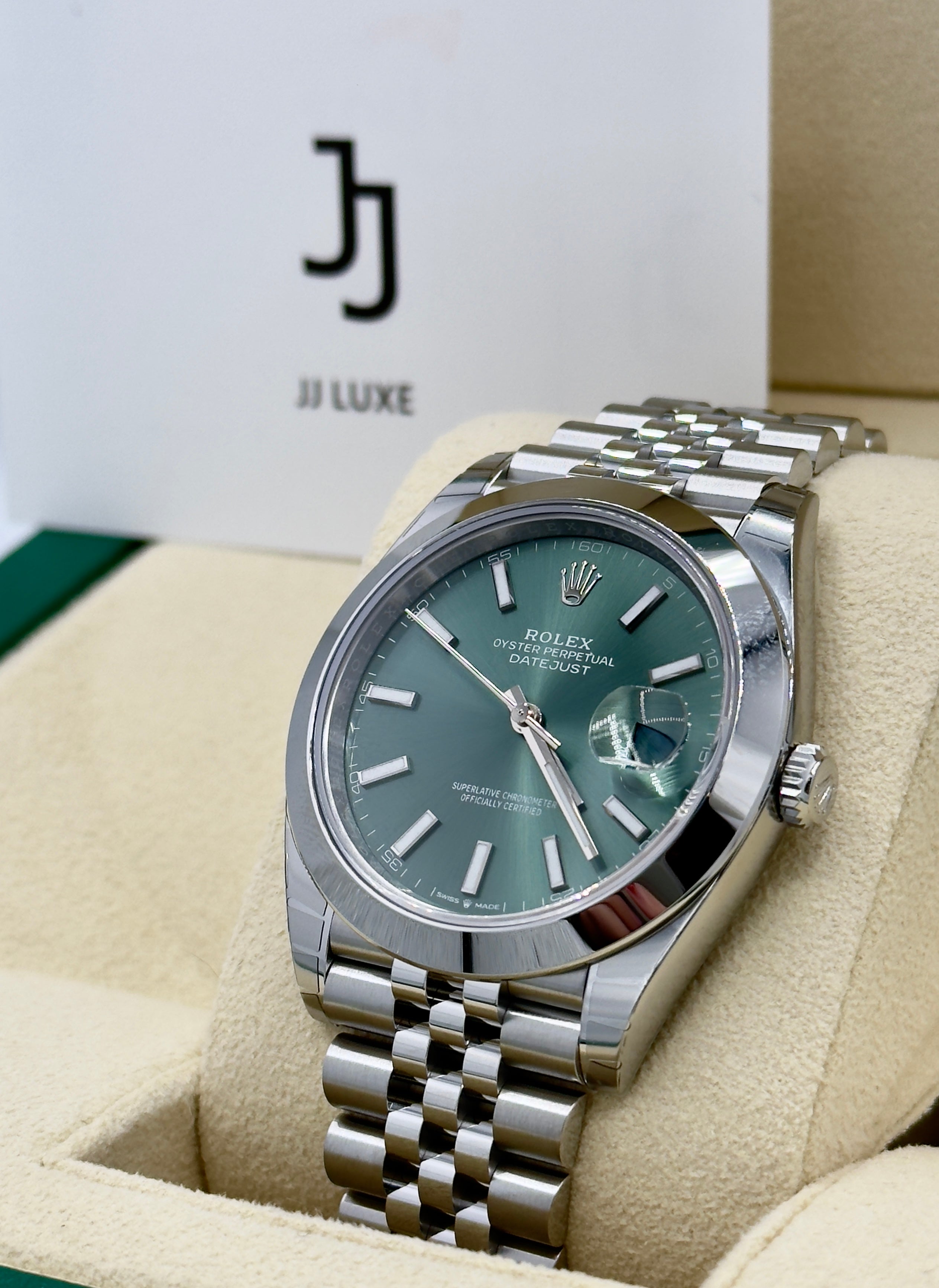 Rolex Datejust Mint Green 41mm 126300