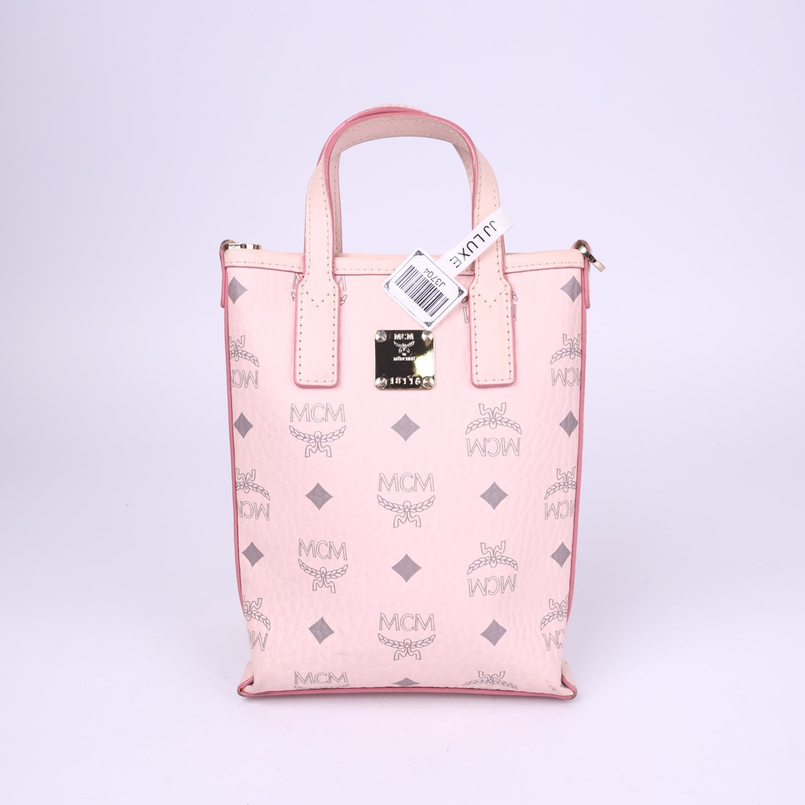 J3704-MCM Visetos Mini Aren Crossbody- Pre Owned