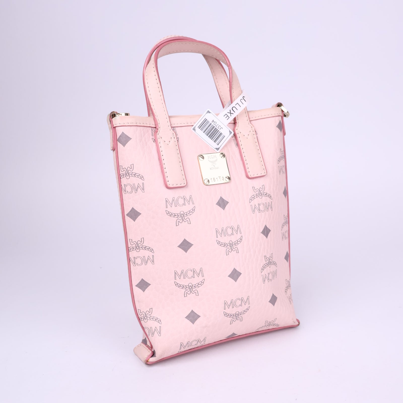 J3704-MCM Visetos Mini Aren Crossbody- Pre Owned