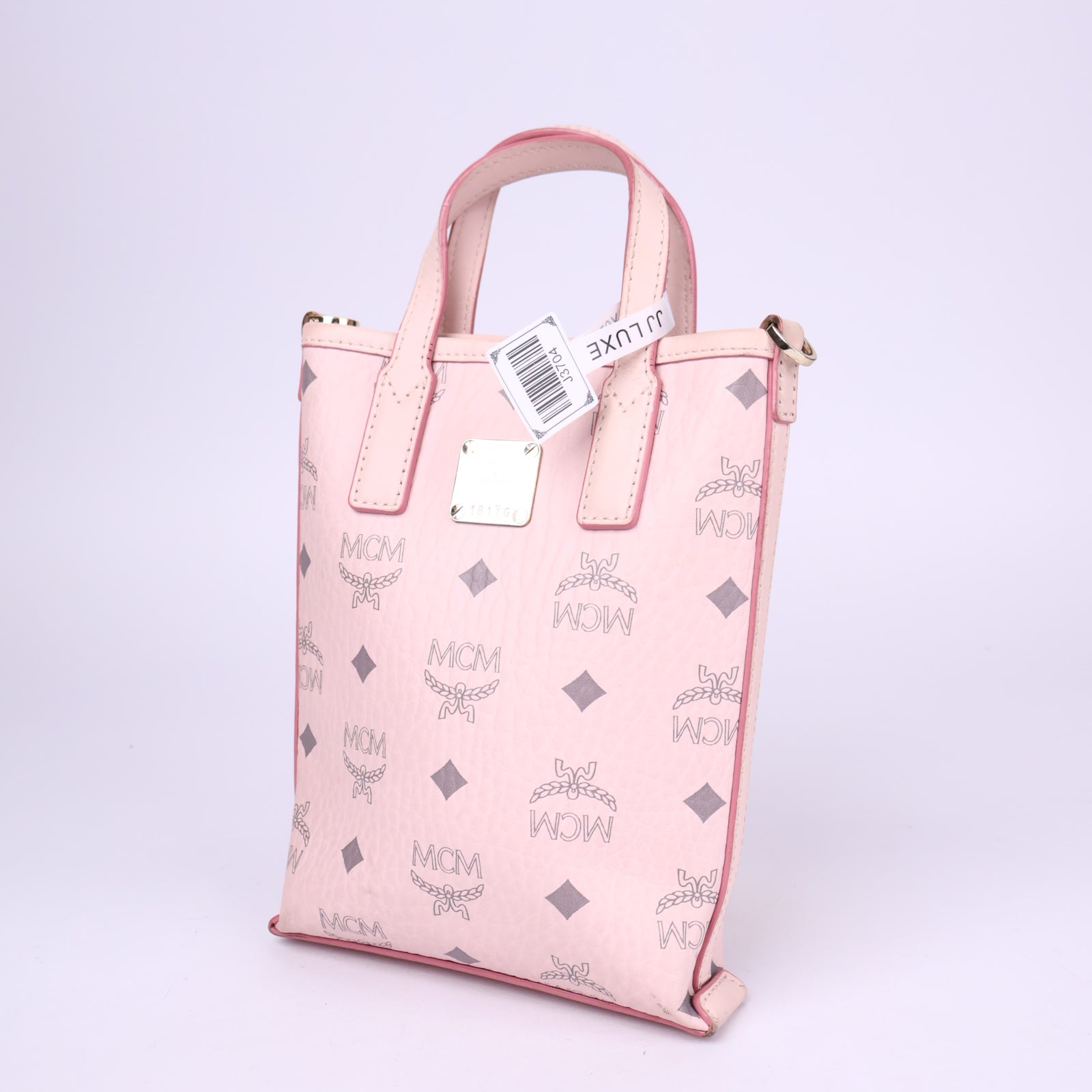 J3704-MCM Visetos Mini Aren Crossbody- Pre Owned