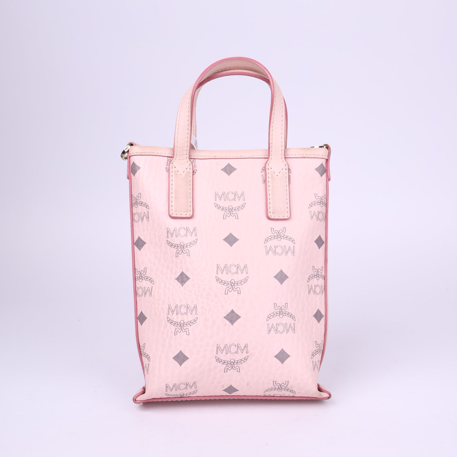 J3704-MCM Visetos Mini Aren Crossbody- Pre Owned