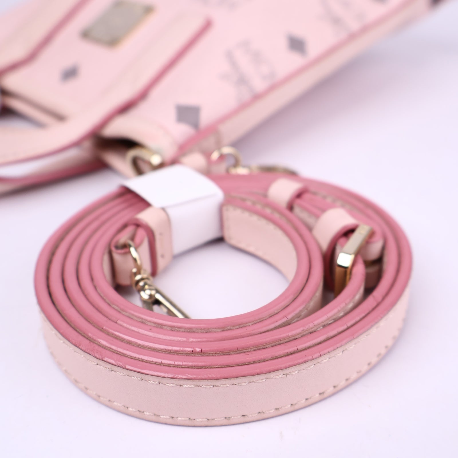 J3704-MCM Visetos Mini Aren Crossbody- Pre Owned