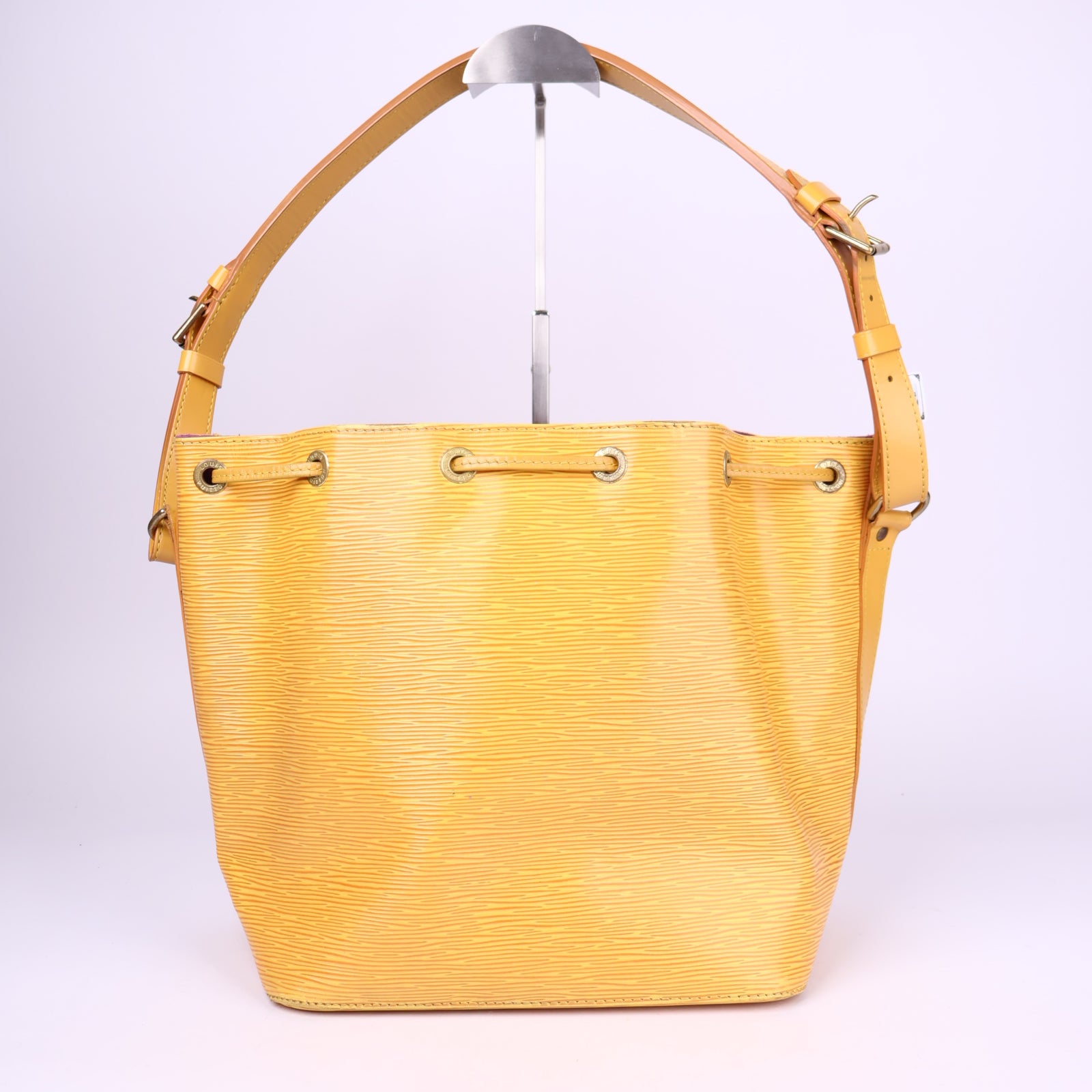 J3703-LOUIS VUITTON Epi Petit Noe Shoulder Bag Yellow - Pre Owned