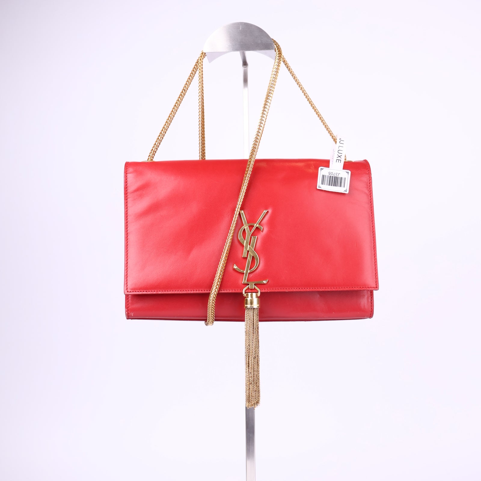 J3705-SAINT LAURENT Kate Tassel Clutch- Pre Owned