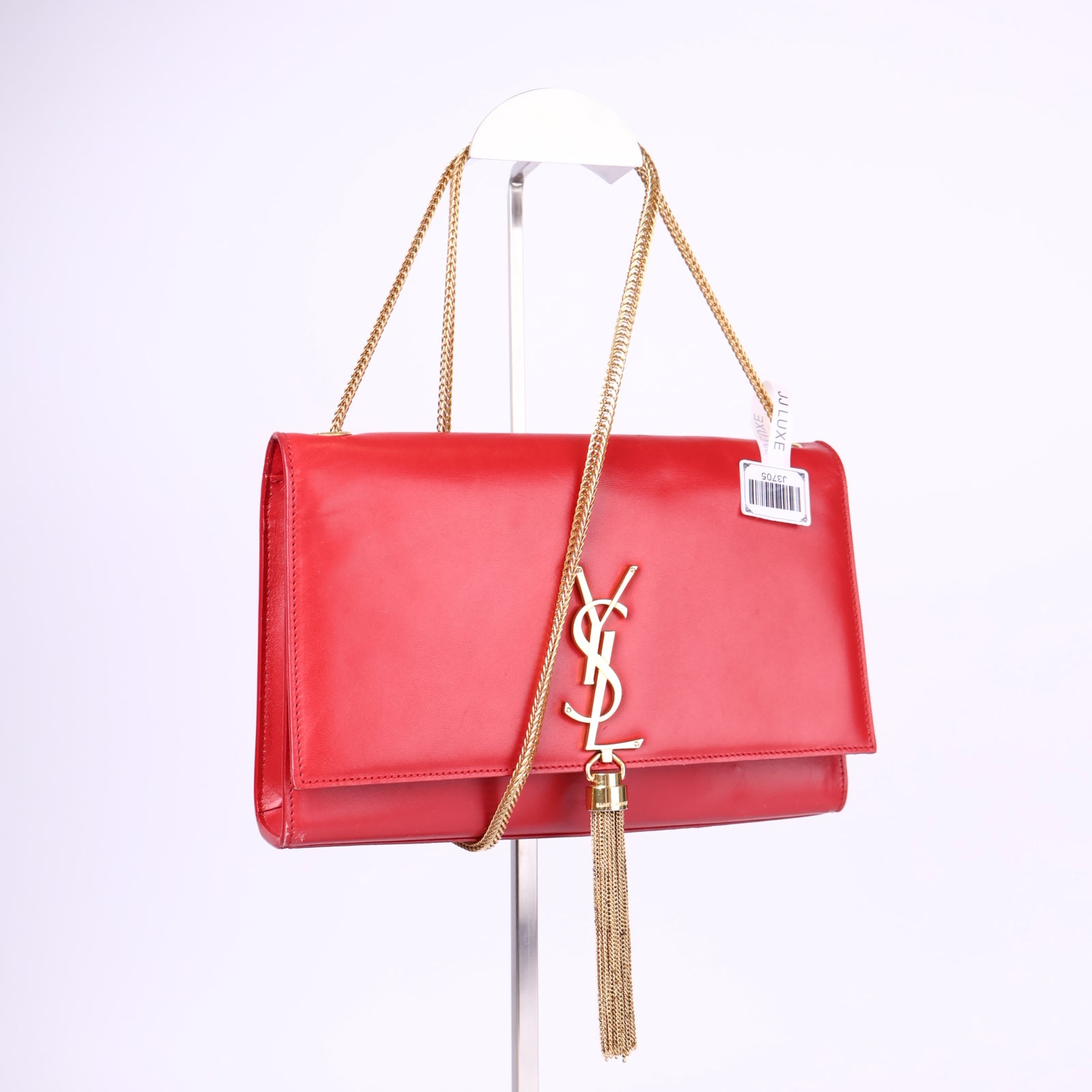 J3705-SAINT LAURENT Kate Tassel Clutch- Pre Owned