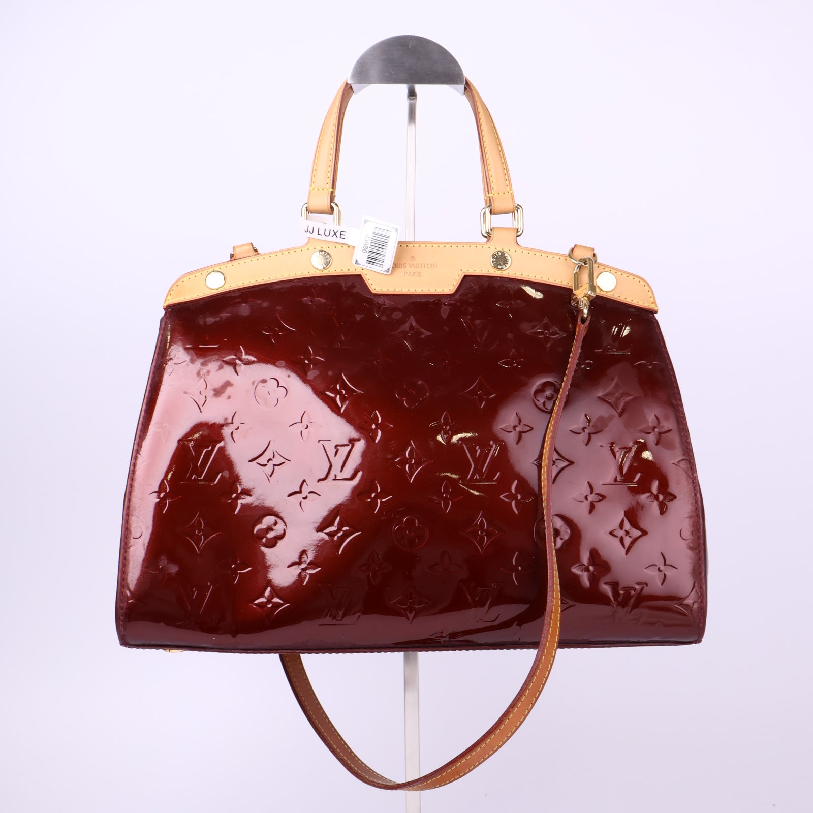 J3680-Louis Vuitton Monogram Vernis Brea MM satchel- Pre Owned